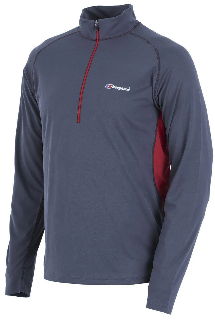 Men's Tech Tee LS Zip Neck