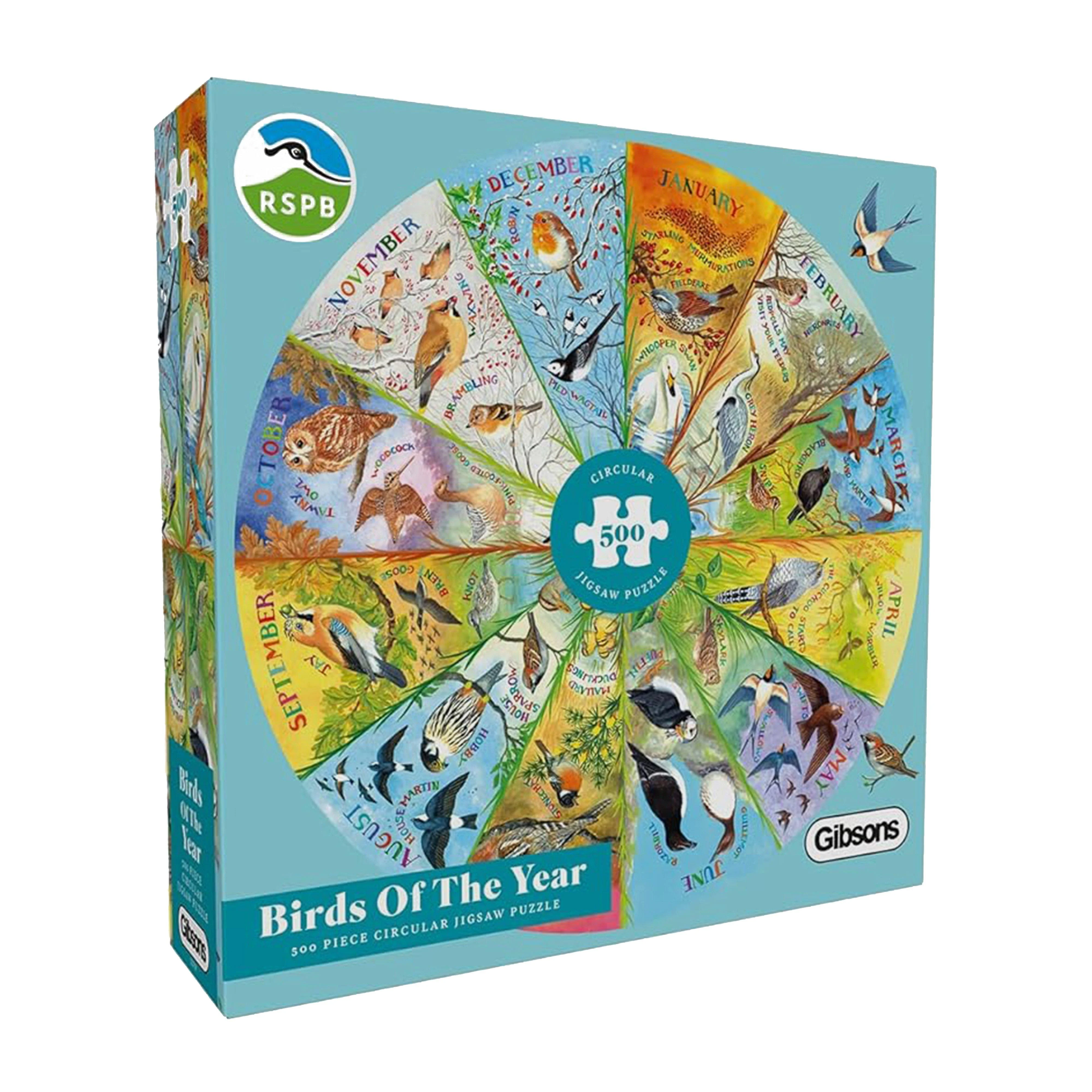 Birds of the Year 500 Piece Circular Jigsaw Puzzle - Image 5