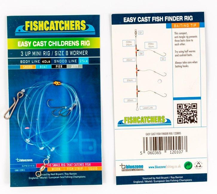 Easy Cast Childrens Rig Size 8 Worm