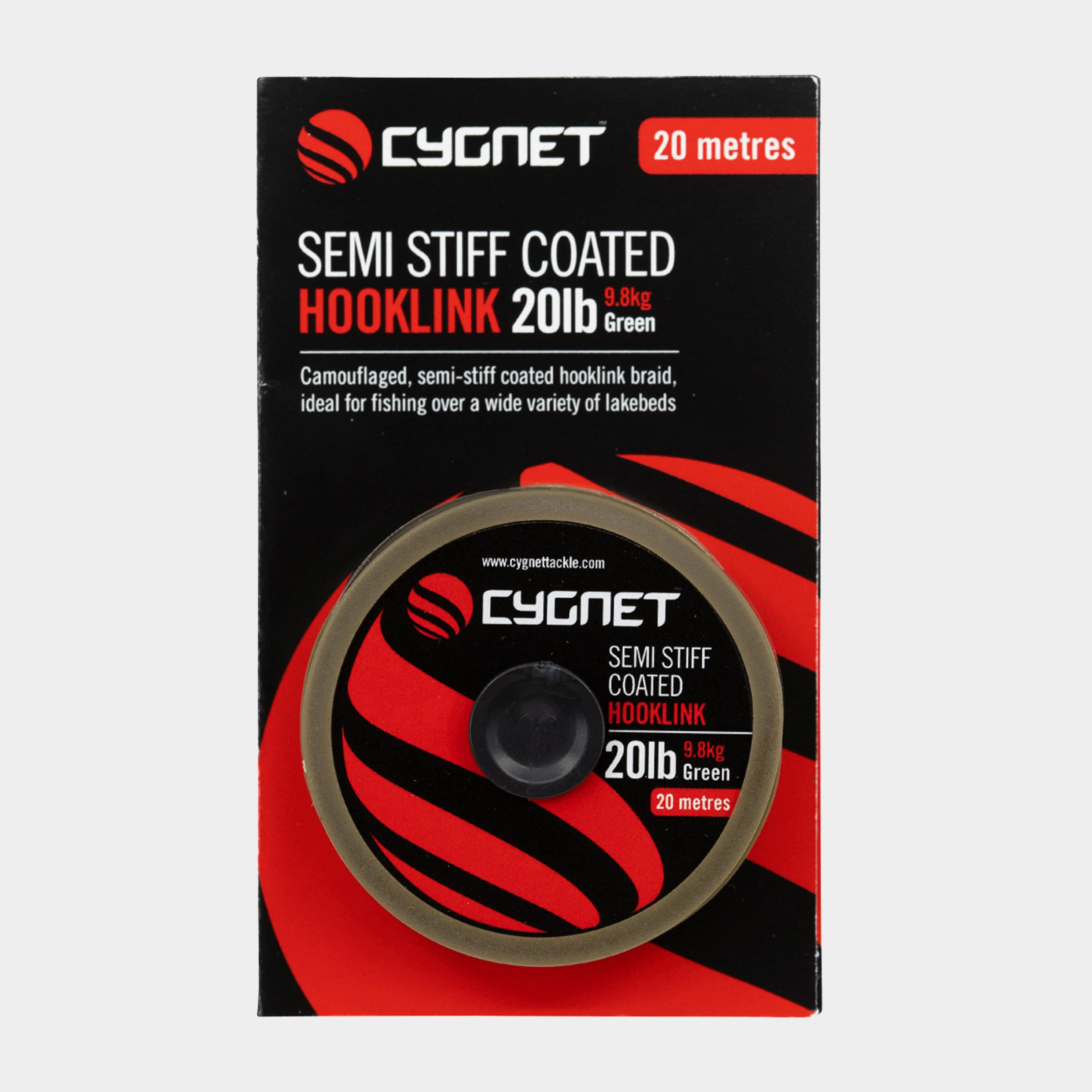Sniper Semi Stiff Coated Hooklink 20Lb 9.8Kg 20M
