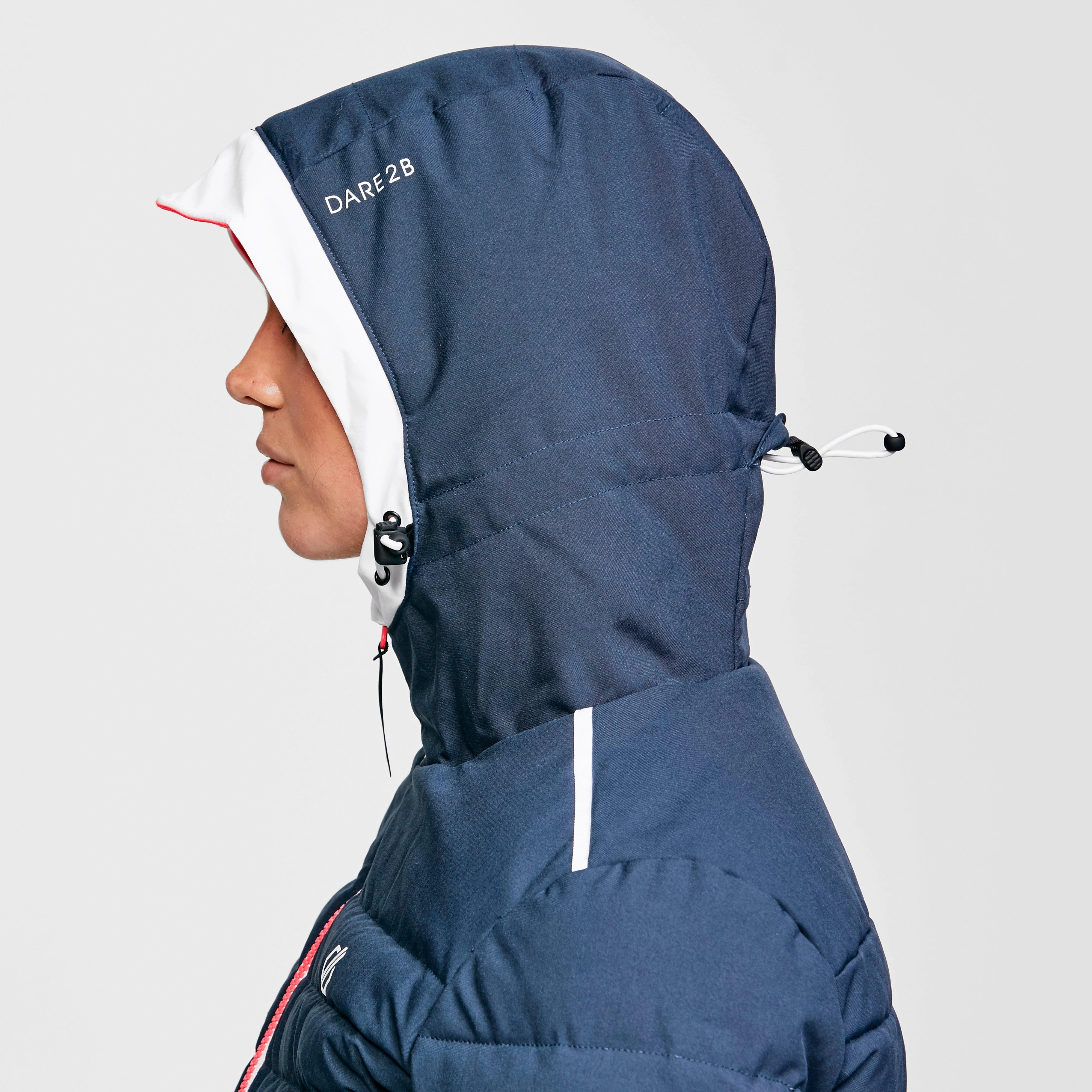 Women's Succeed Waterproof Insulated Quilted Hooded Ski Jacket - Image 8