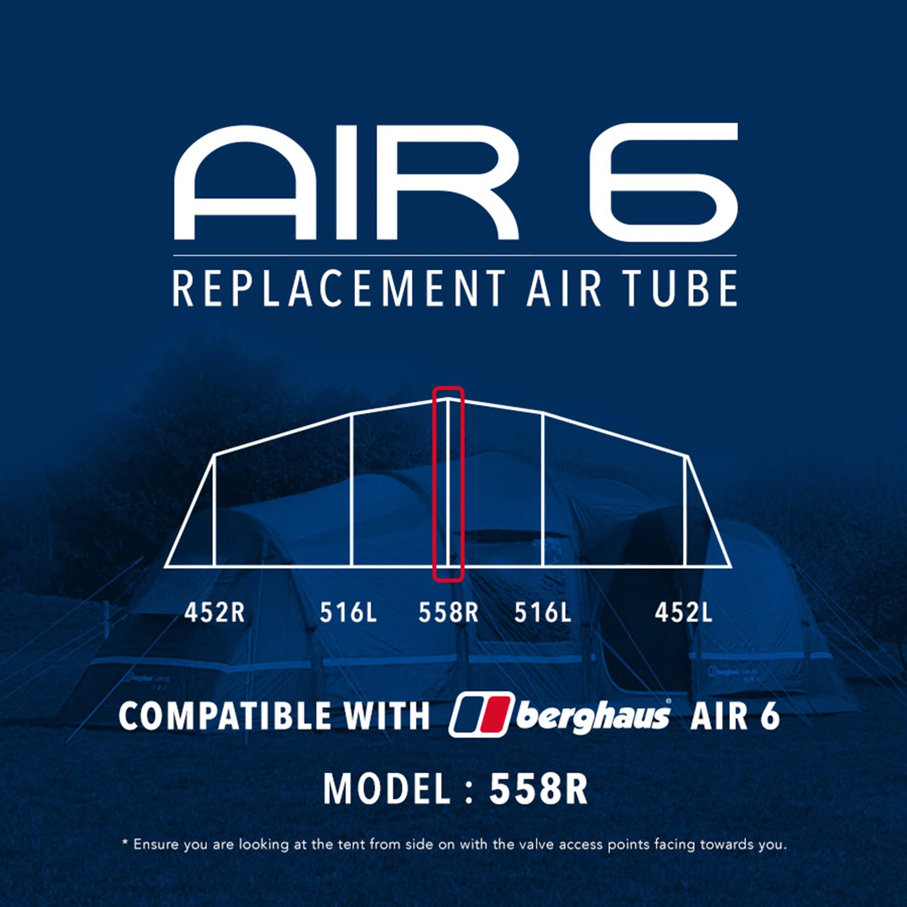 Air 6 Replacement Air Tube (Middle - 558R)