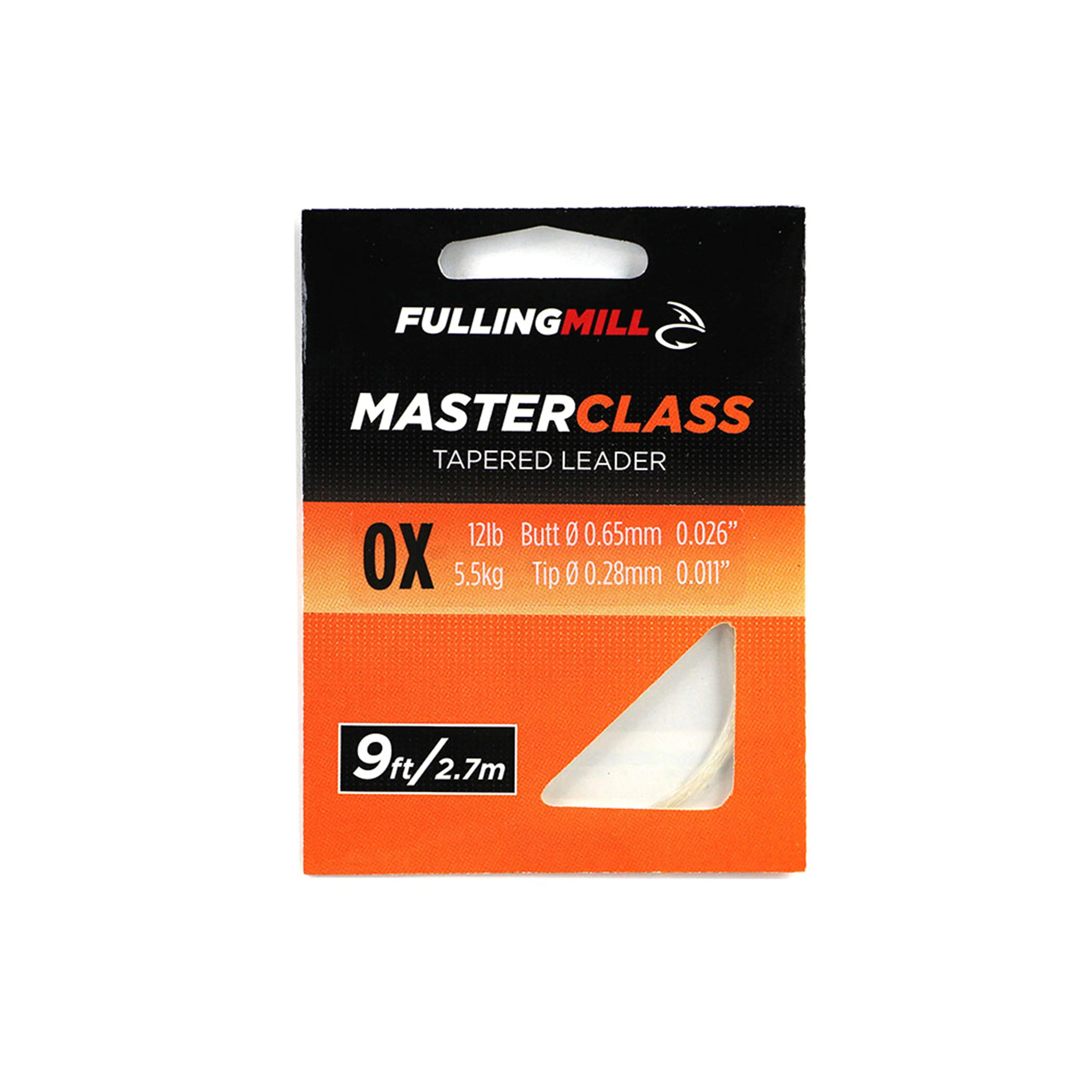 Masterclass Tapered Leaders 9ft Size 0X - Image 2