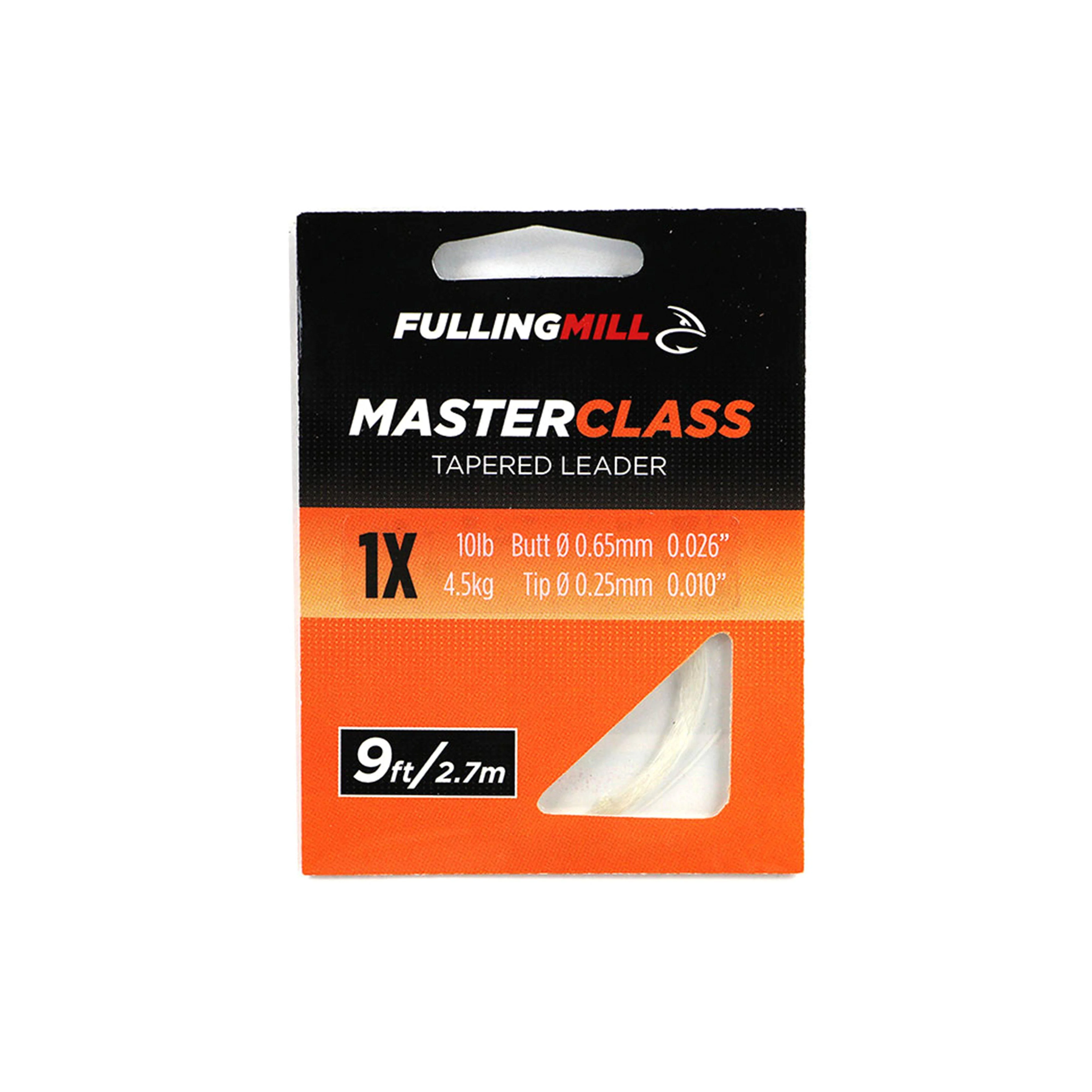 Masterclass Tapered Leaders 9ft Size 1X - Image 2