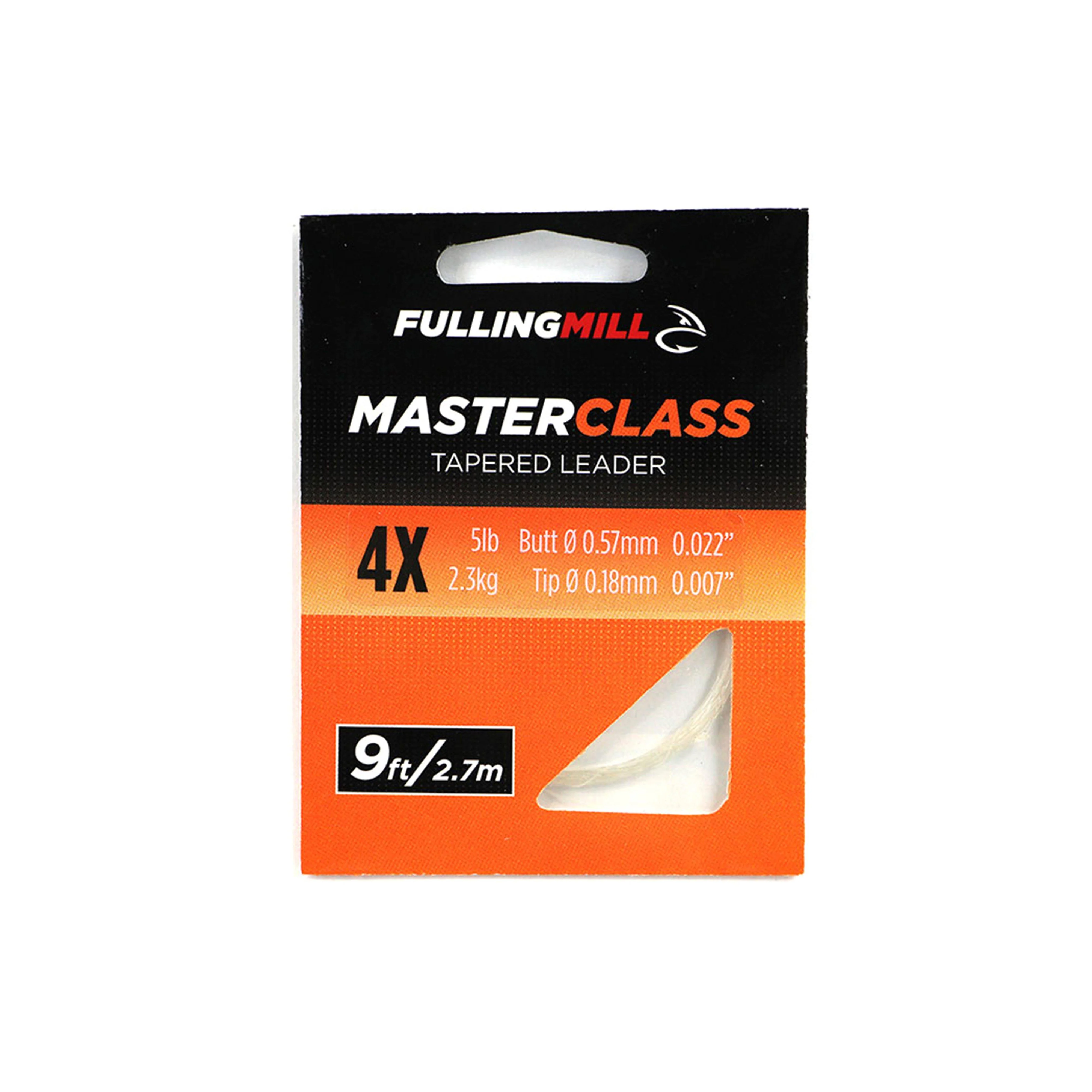 Masterclass Tapered Leaders 9ft Size 4X - Image 2