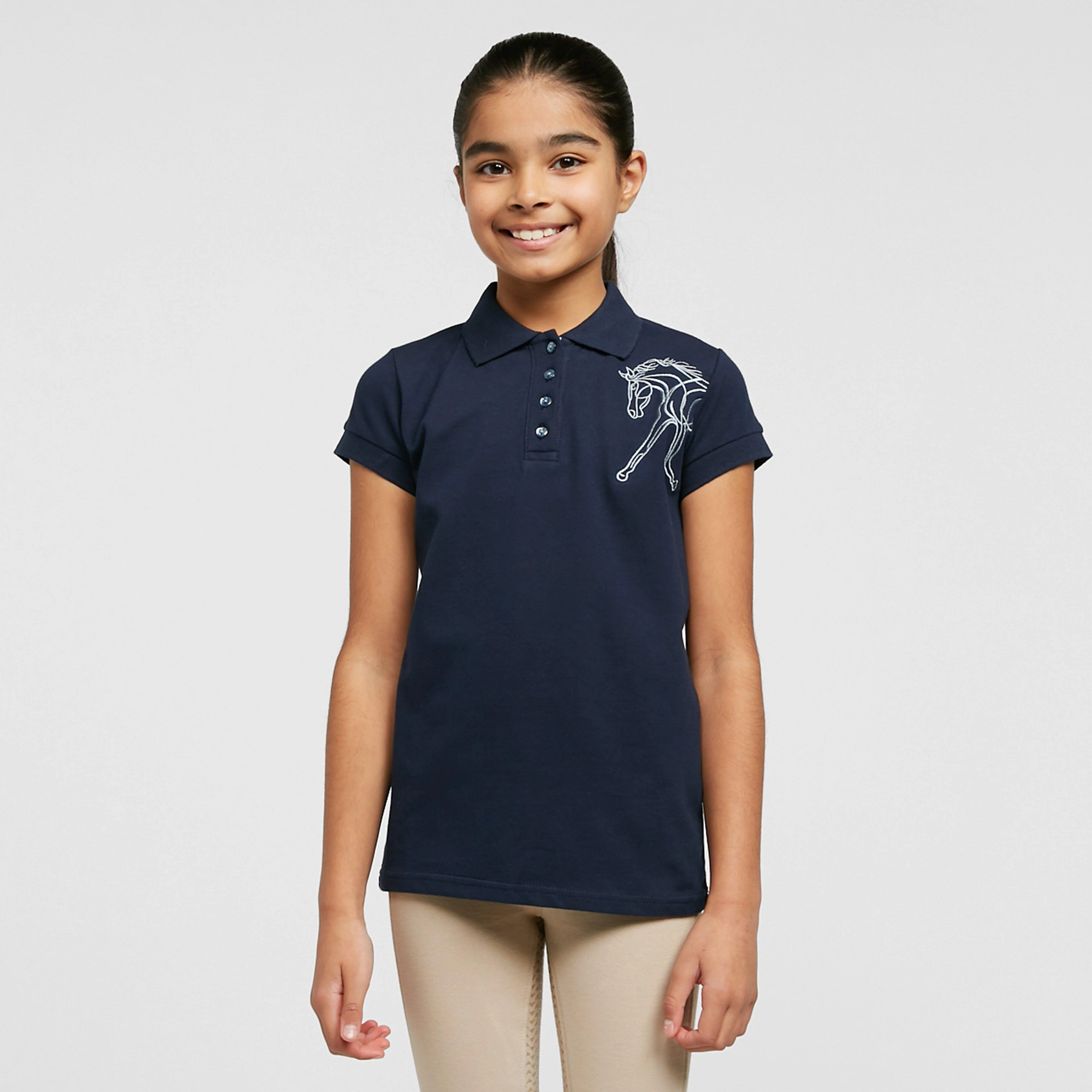 Girls Flamboro Polo Navy