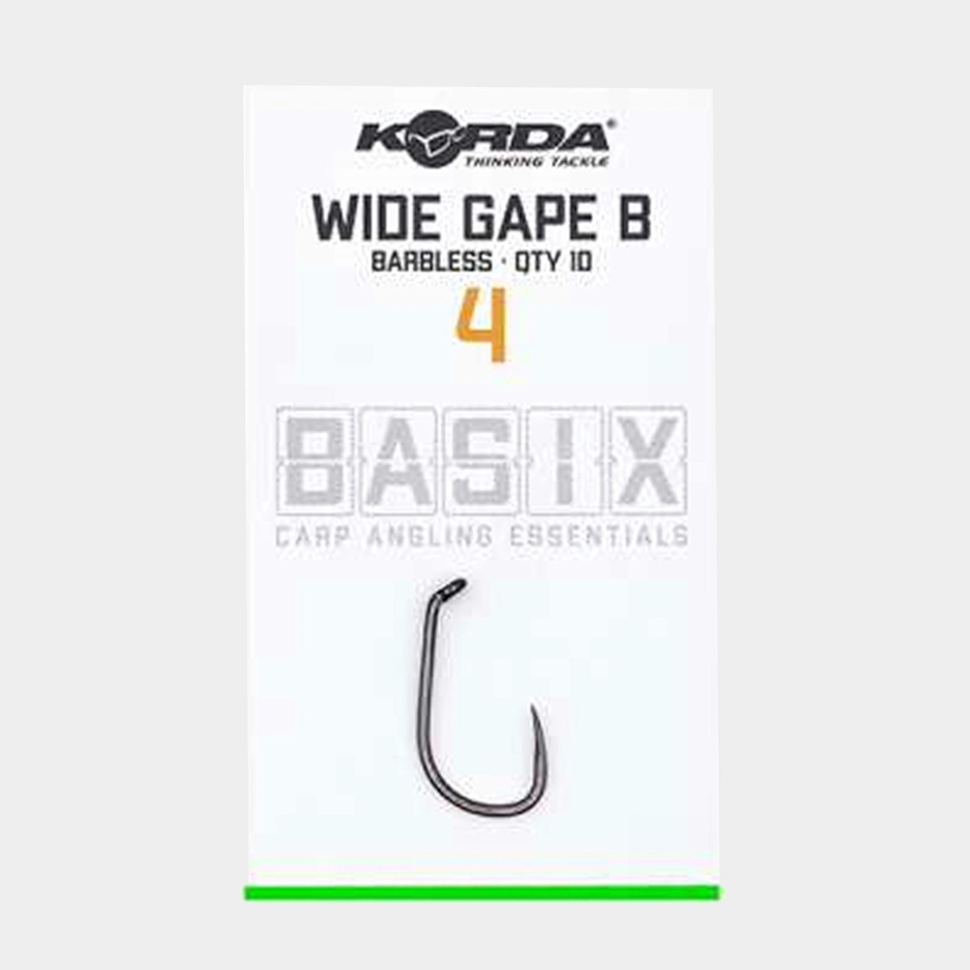 Basix Wide Gape Size 4 Barbless