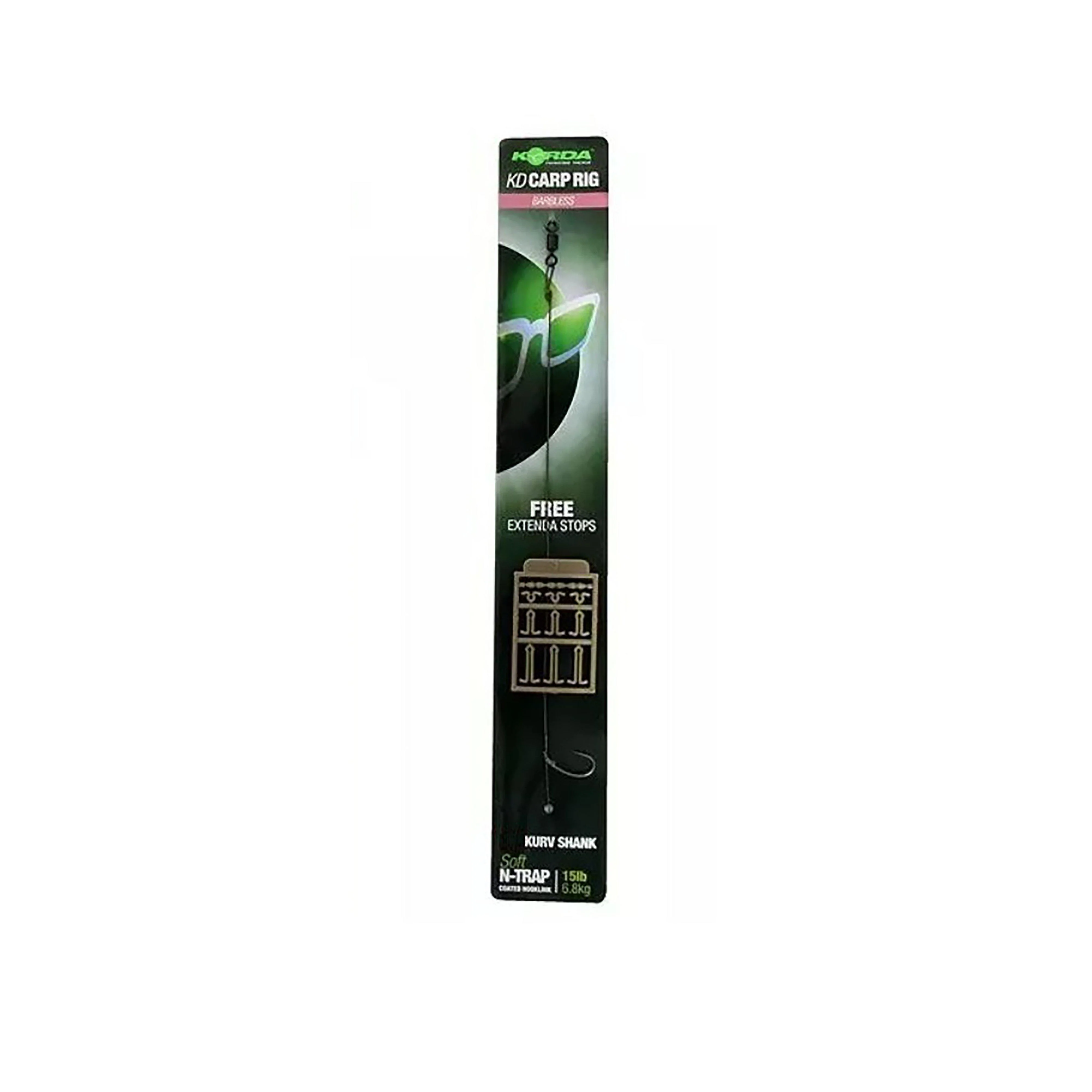N Trap KD Rig Barbless Kurve Size 8 - Image 3