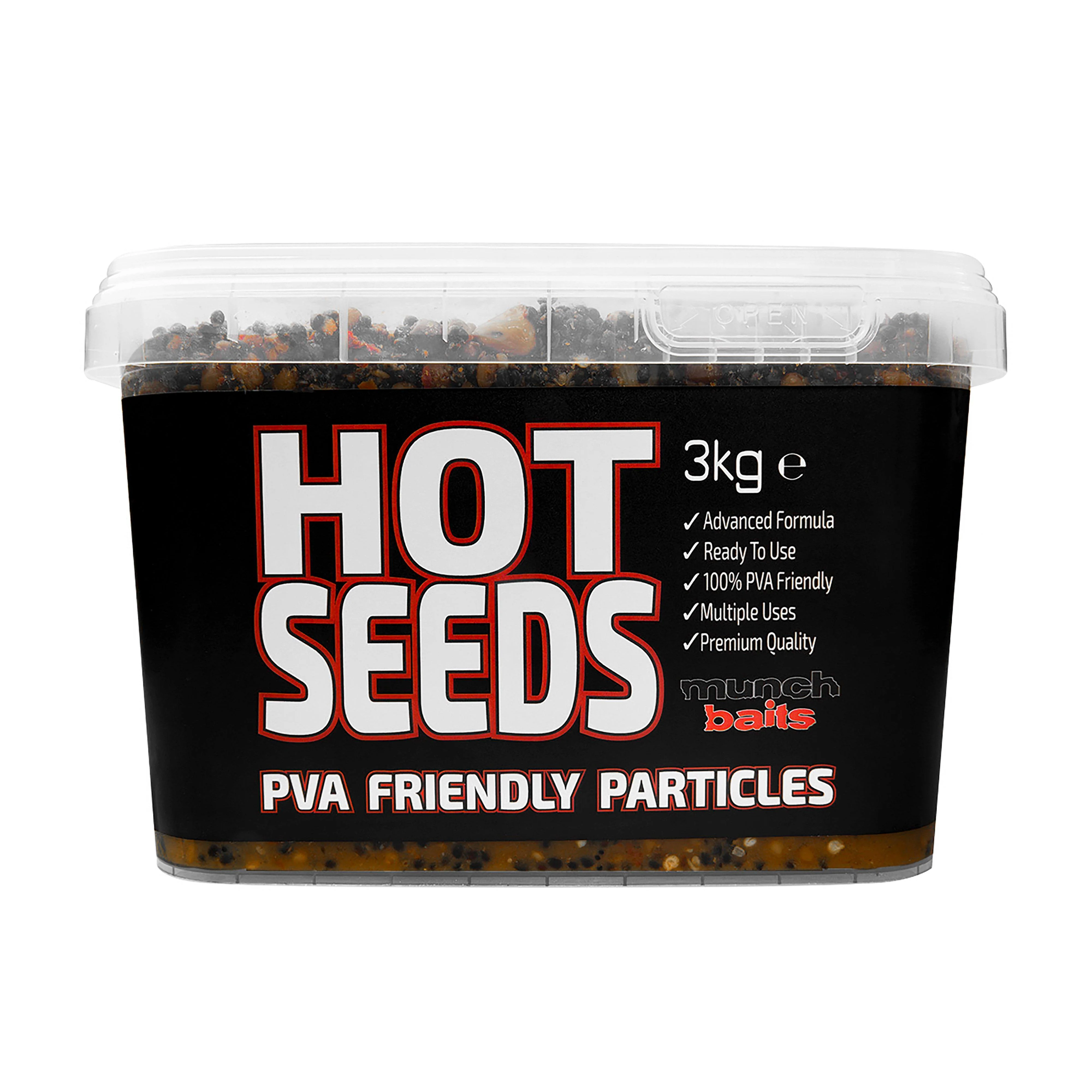 Munch Baits Hot Seeds 3kg Bucket - Image 2