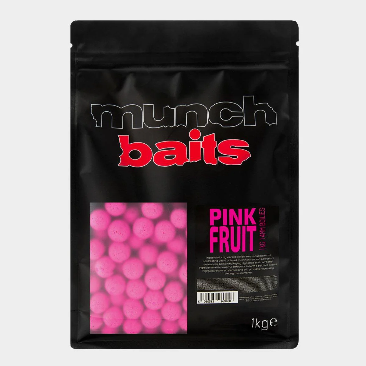 Munch Baits Pink Fruit Boilies 14mm 5kg