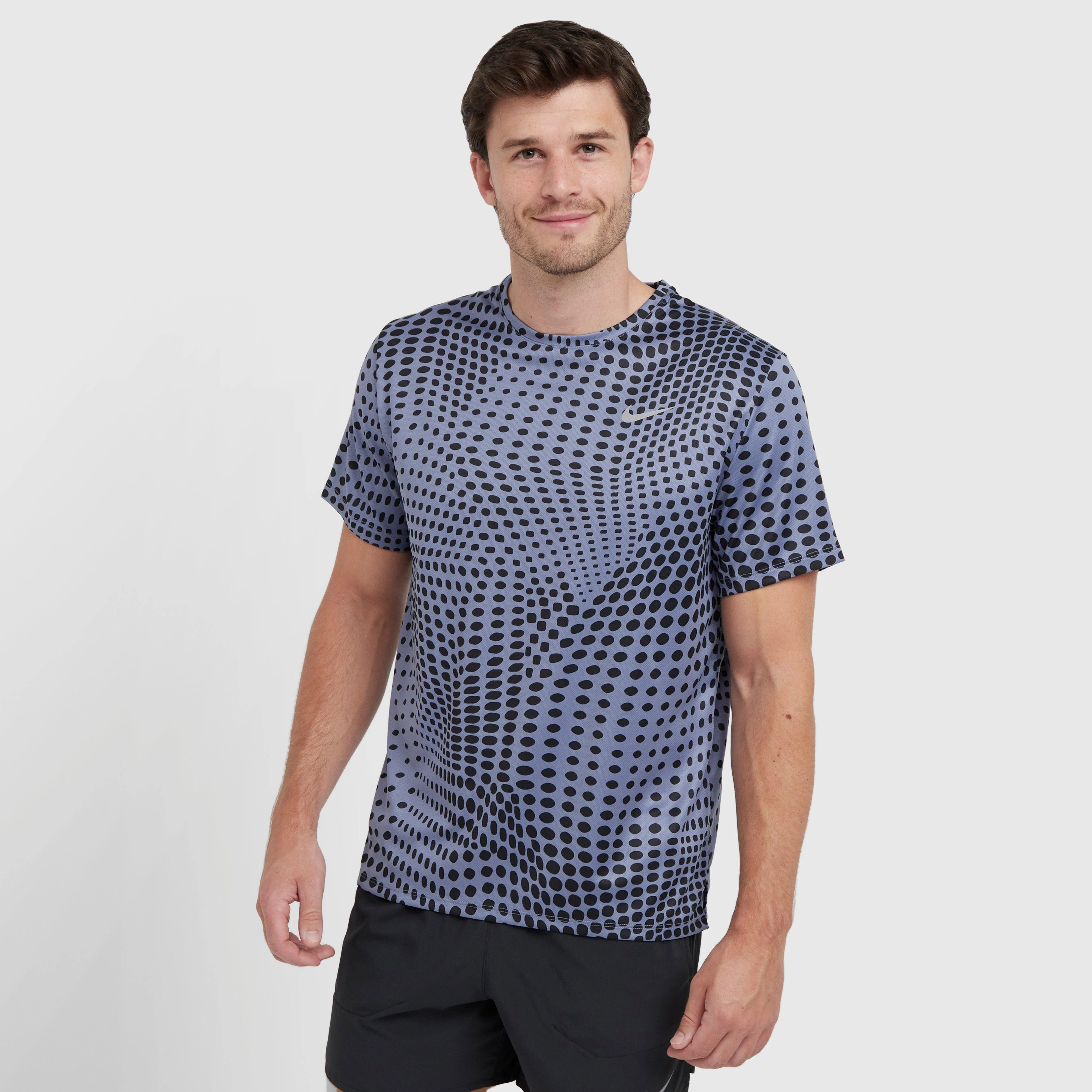 Men's Dri-FIT Miler UV Short-Sleeve Running Top