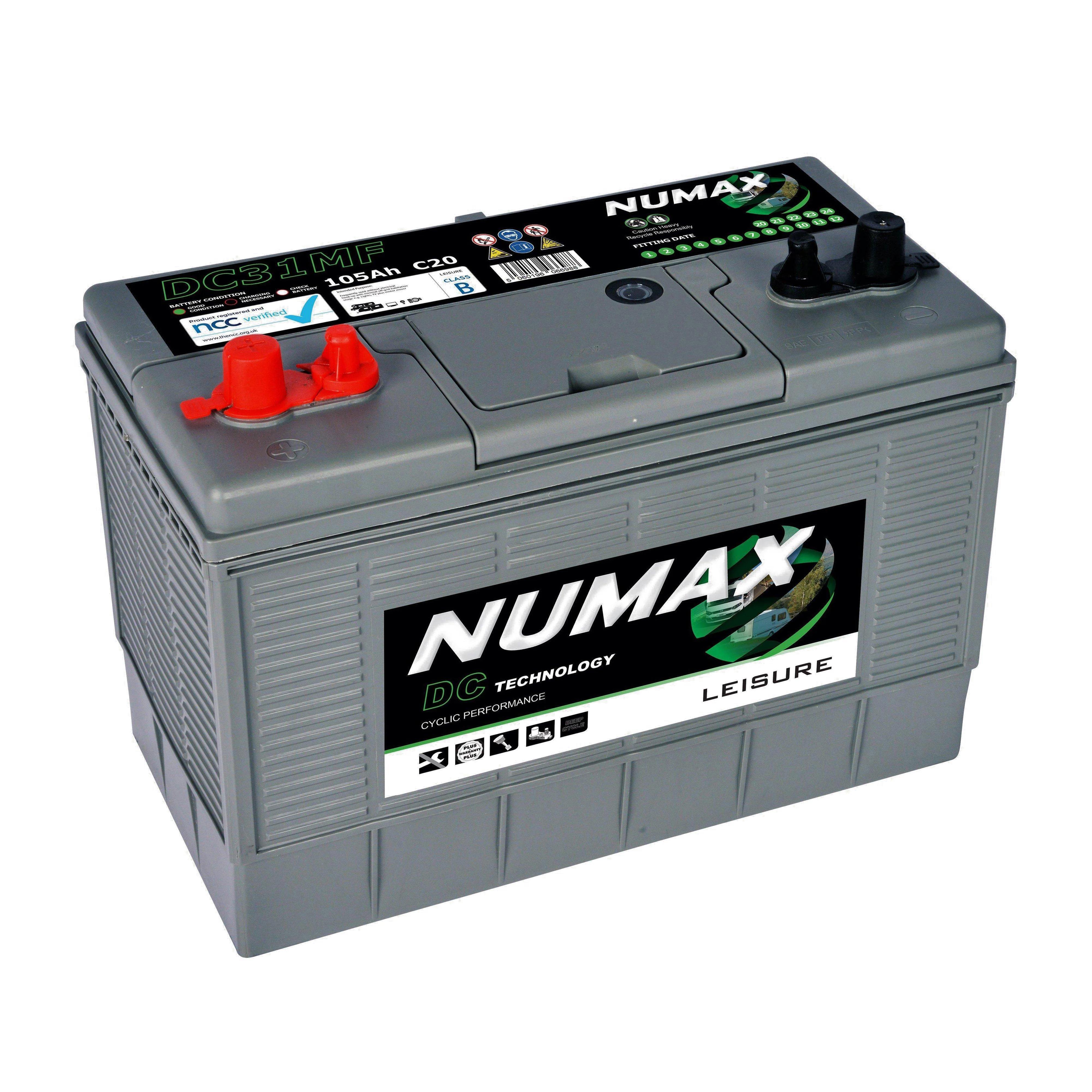 DC31MF 12V 105Ah Sealed Leisure Battery - Image 3
