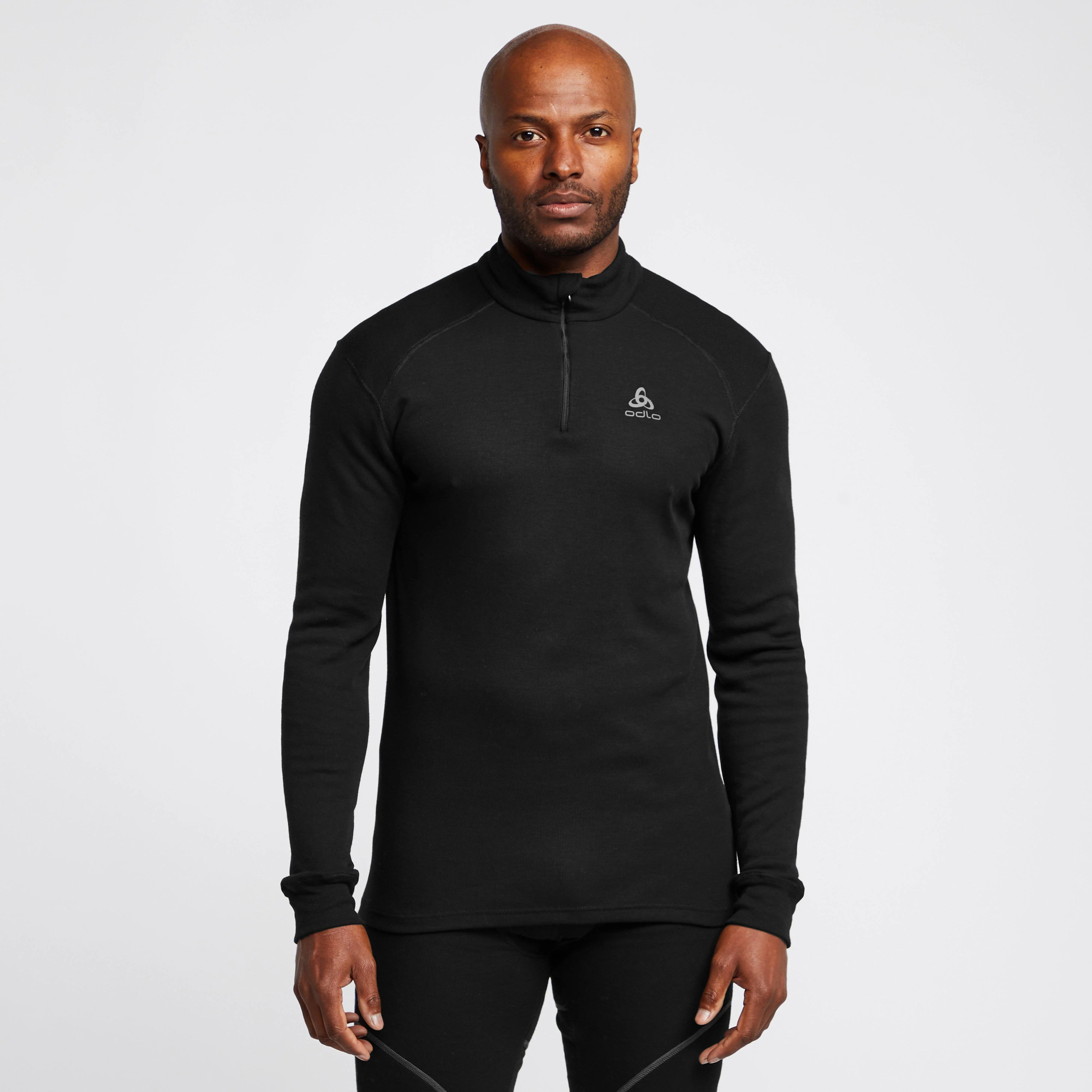 Men's Active Warm Long Sleeve Half Zip Baselayer Top