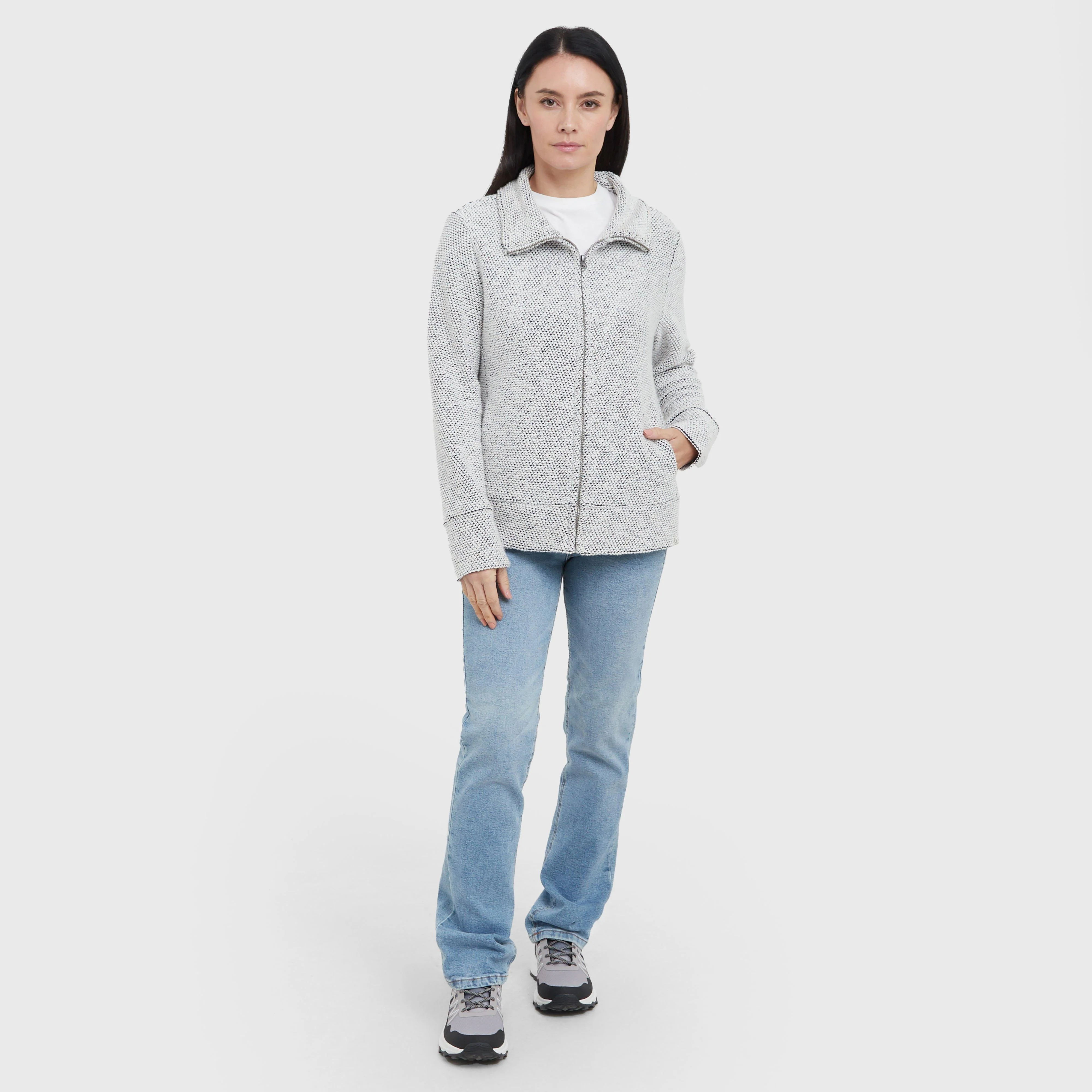 Women's Textured Full Zip Fleece - Image 3