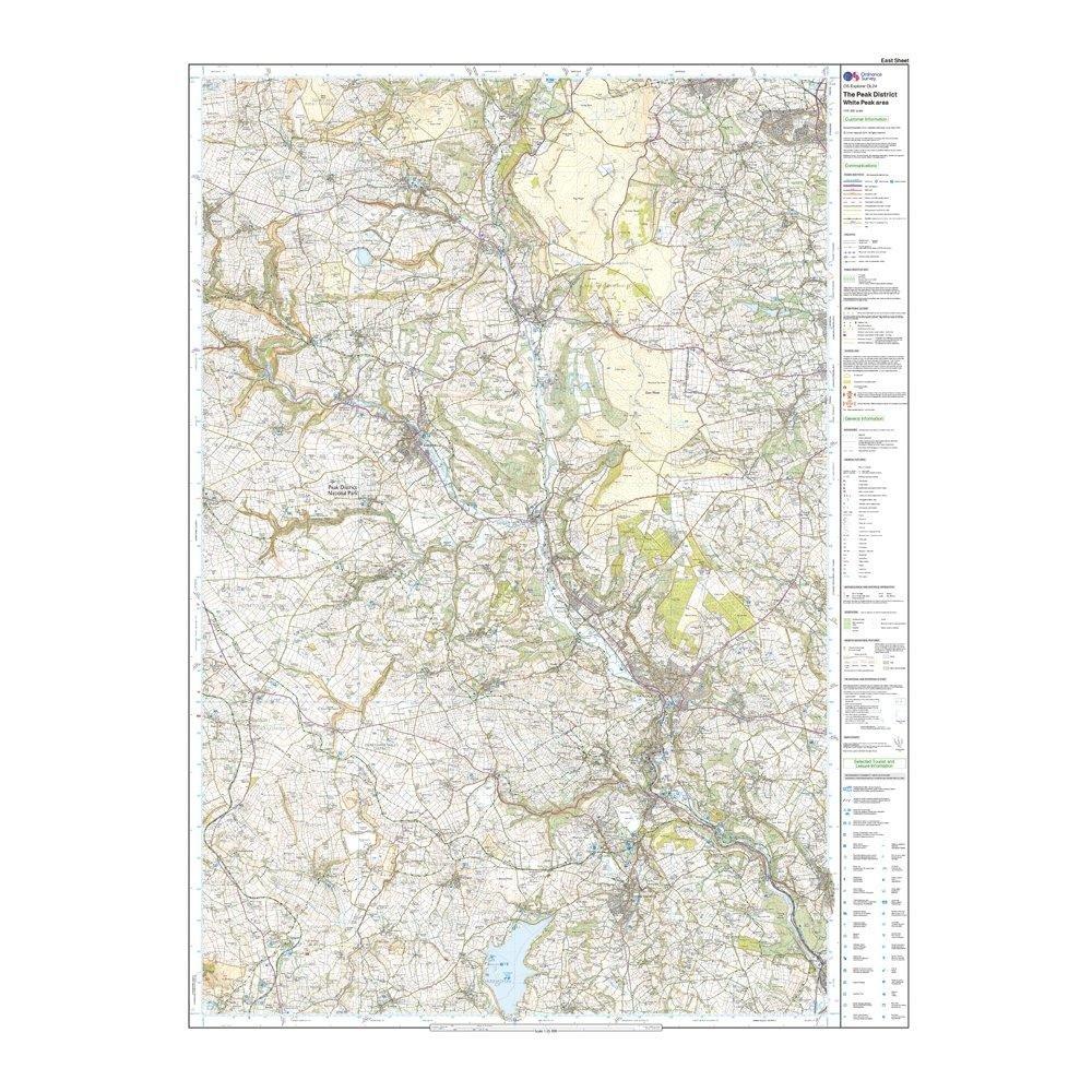 Active Explorer OL 24 The Peak District (White Peak Area) Map - Image 3