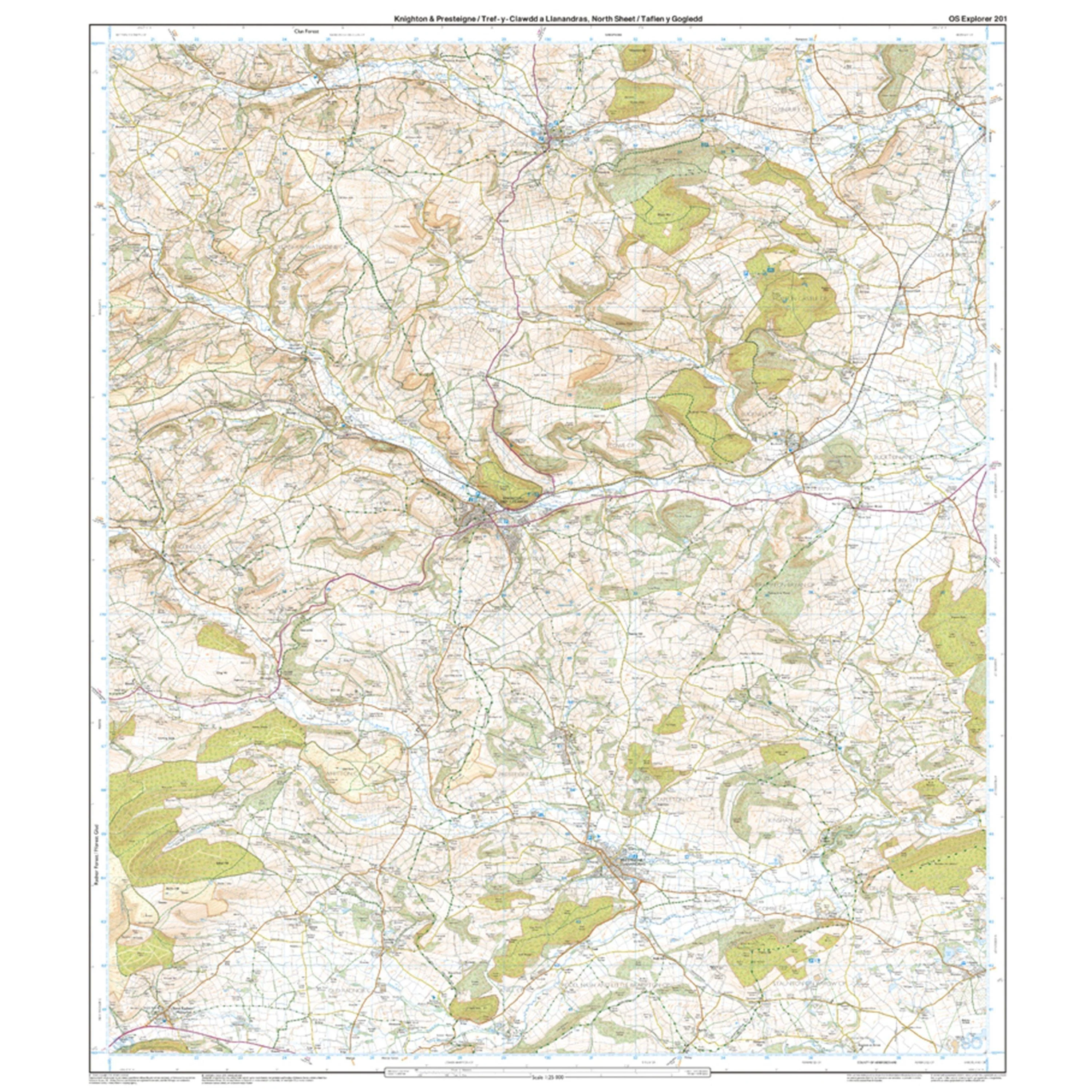 Explorer 201 Knighton & Presteigne Map With Digital Version - Image 3