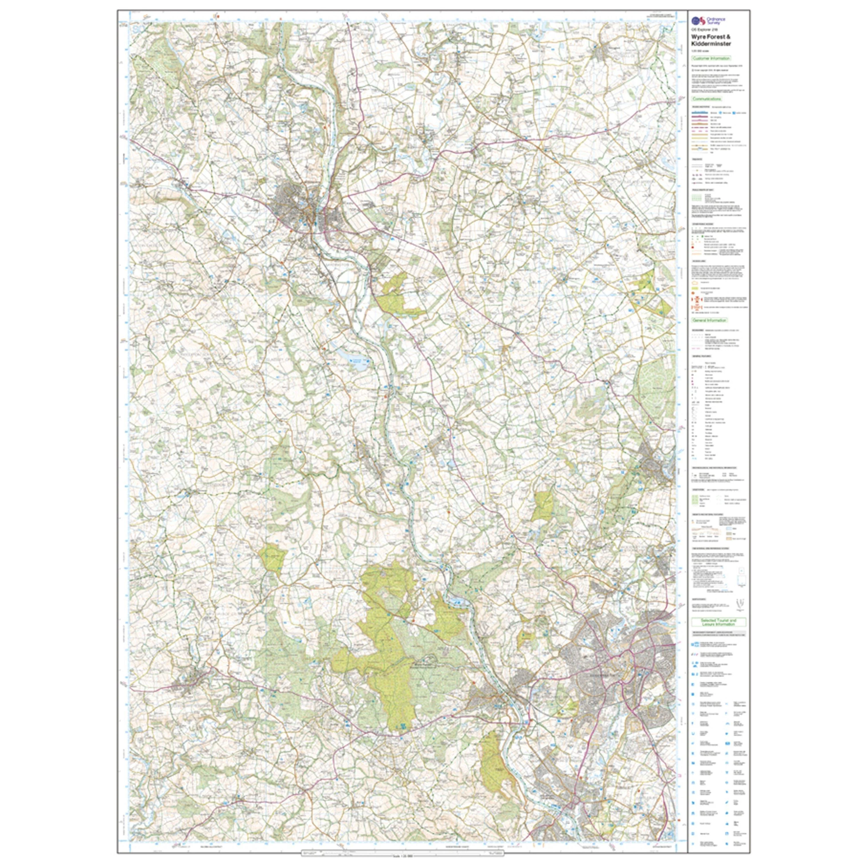 Explorer 218 Kidderminster & Wyre Forest Map With Digital Version - Image 3
