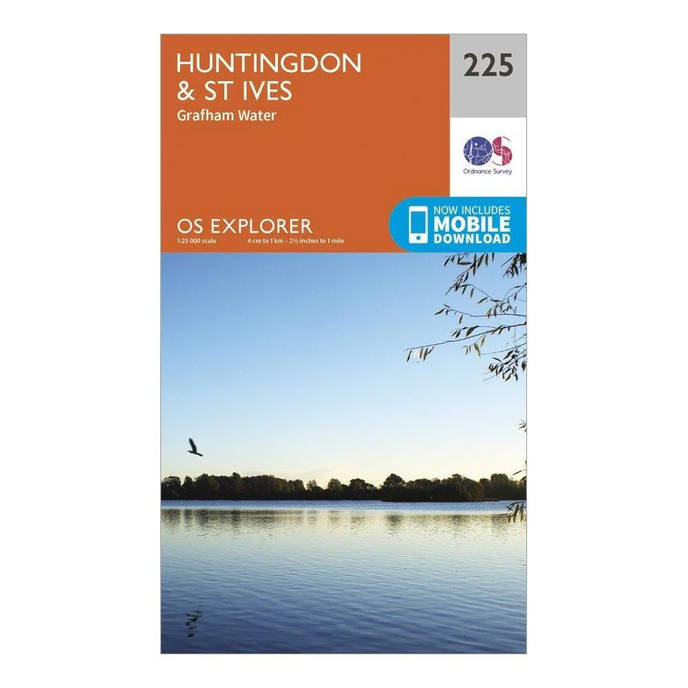 Explorer 225 Huntingdon St Ives Grafham Water Map With Digital Version - Image 5