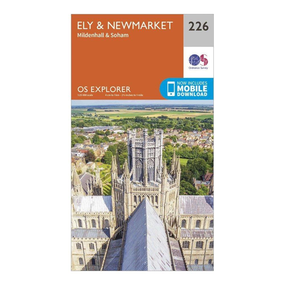 Explorer 226 Ely  Newmarket Map With Digital Version