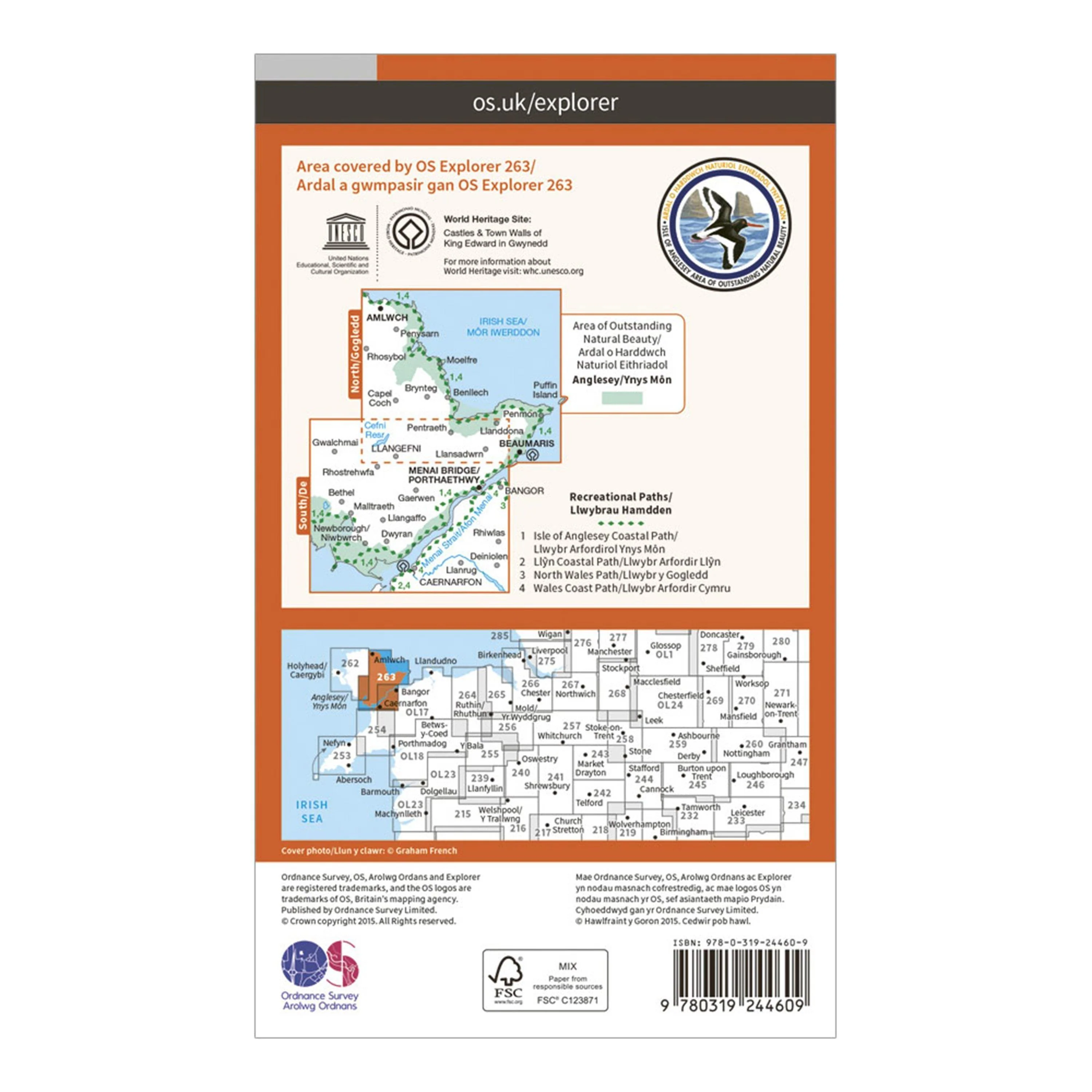 Explorer 263 Anglesey East Map With Digital Version - Image 2
