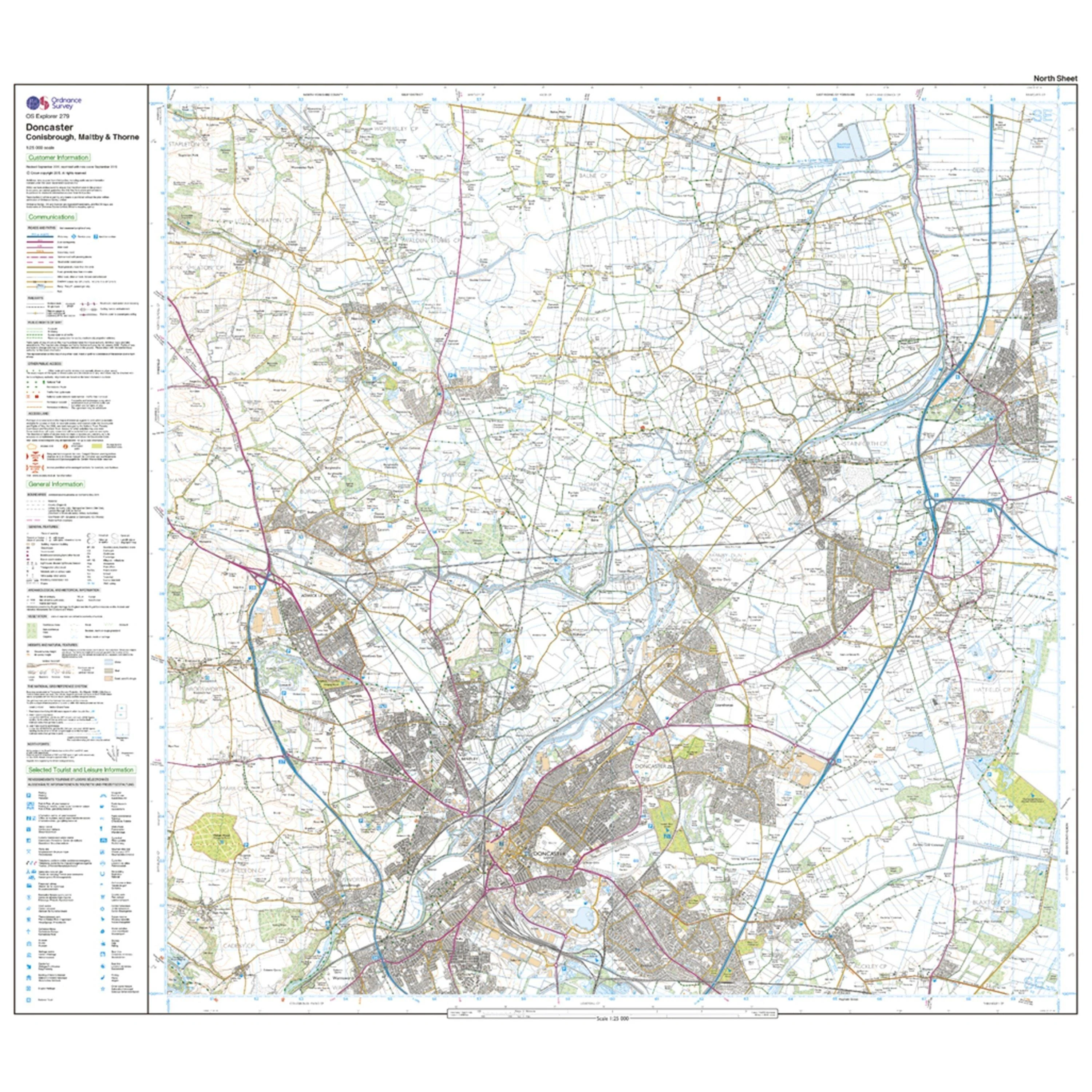 Explorer 279 Doncaster Map With Digital Version - Image 3