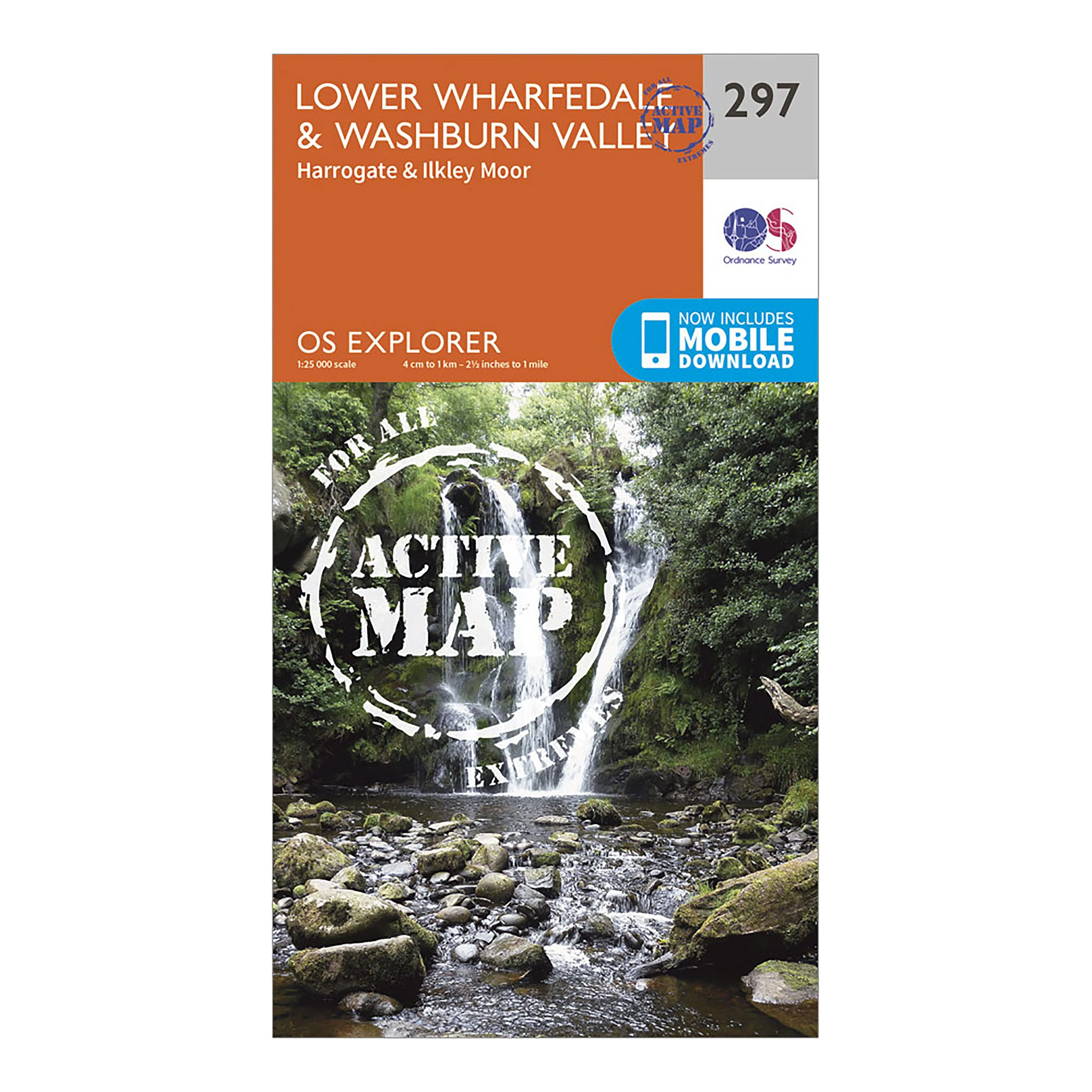 Explorer 297 Lower Wharfedale & Washburn Valley Map