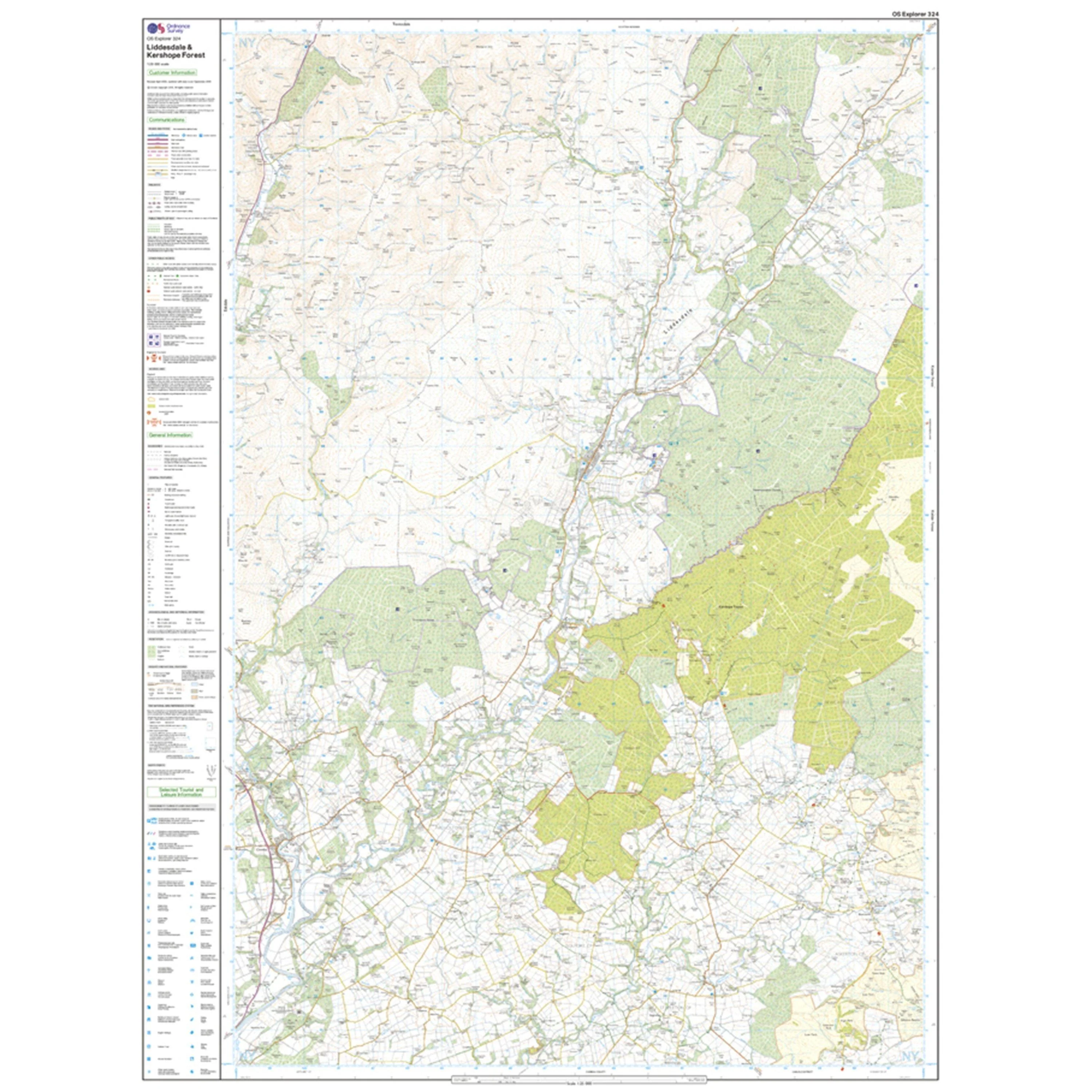 Explorer 324 Liddesdale & Kershope Forest Map With Digital Version - Image 3