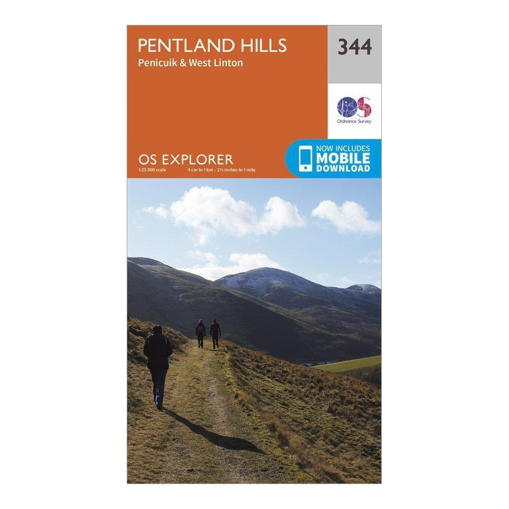 Explorer 344 Pentland Hills Map With Digital Version - Image 4