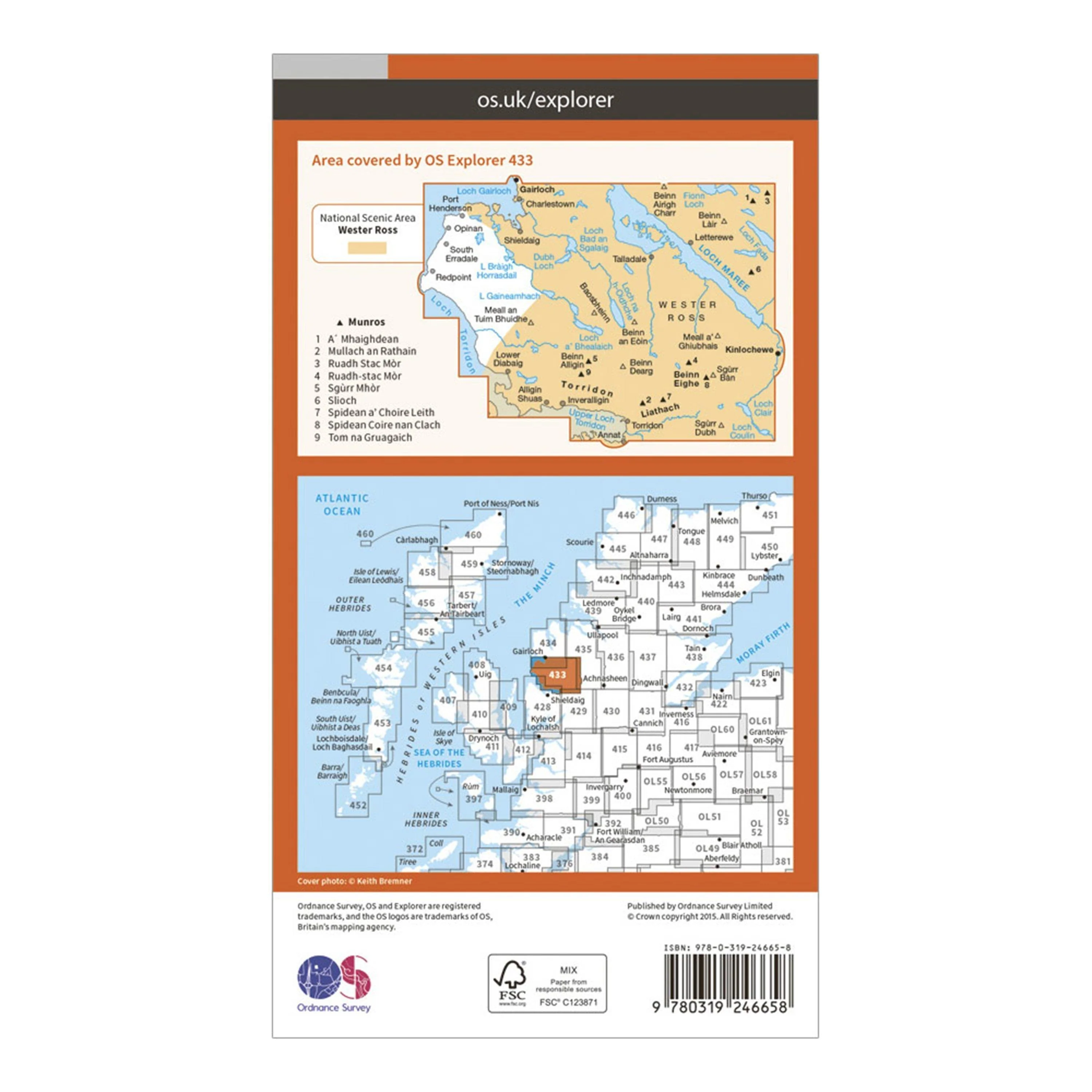 Explorer 433 Torridon – Beinn Eighe & Liatach Map With Digital Version - Image 2