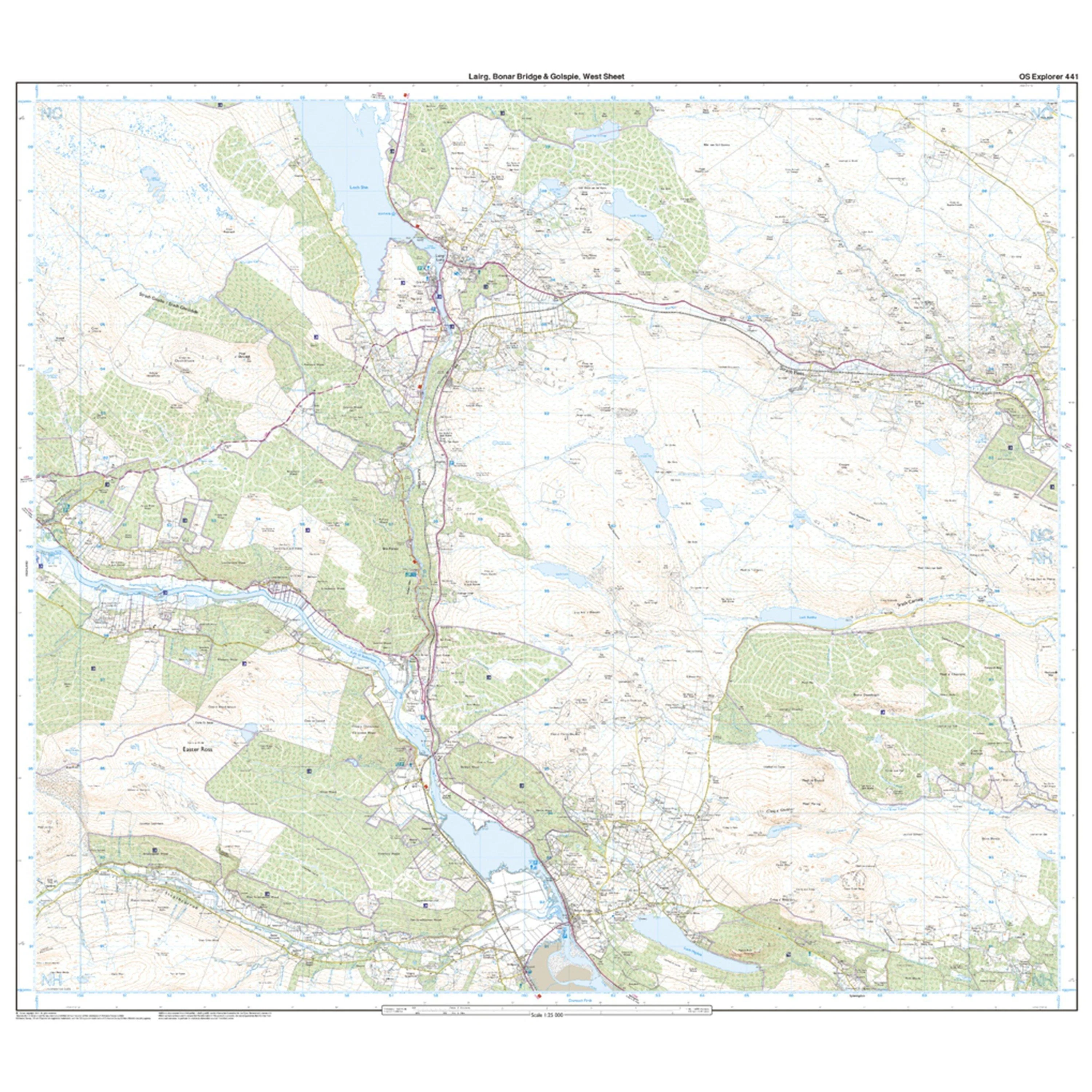 Explorer 441 Lairg, Bonar Bridge & Golspie Map With Digital Version - Image 4