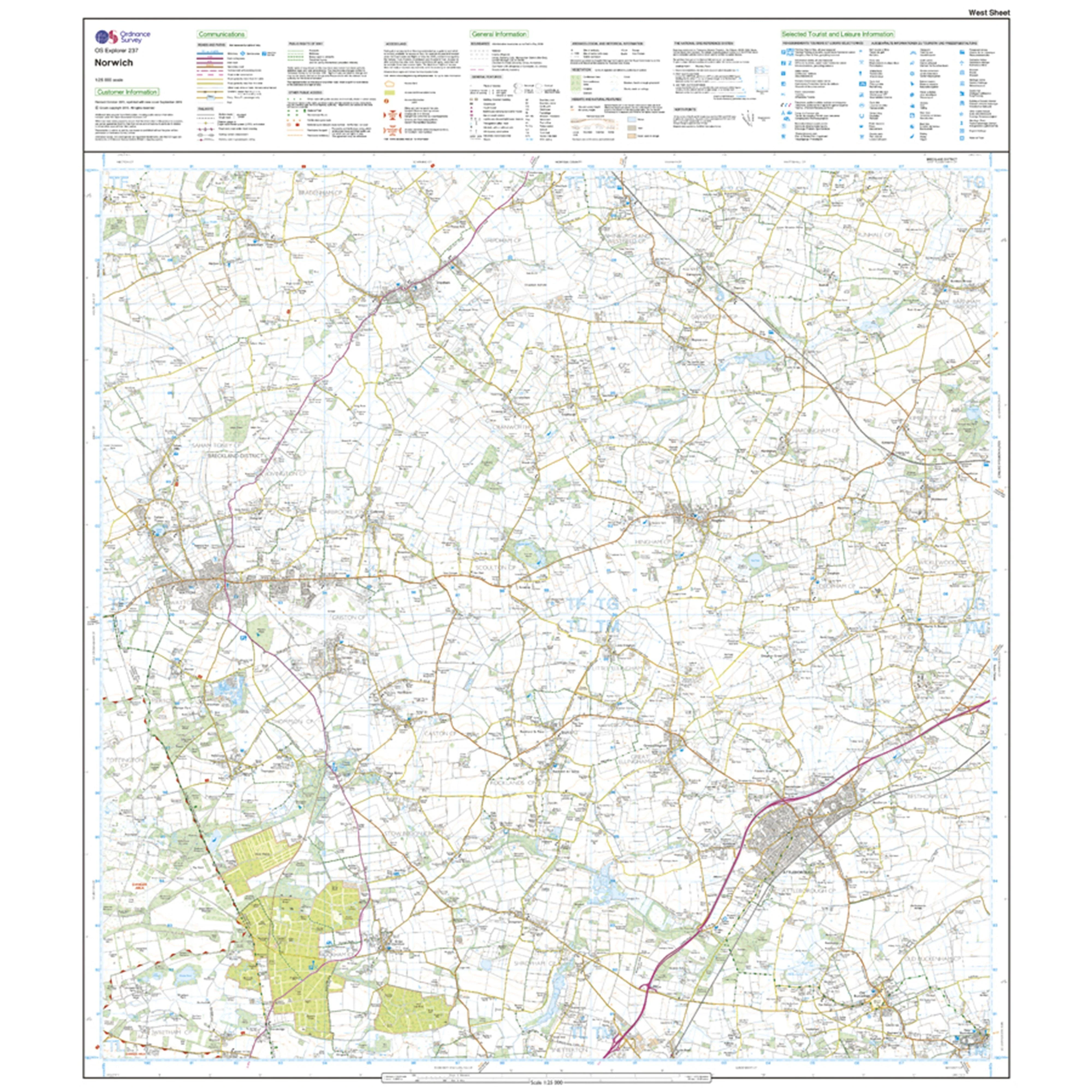 Explorer Active 237 Norwich Map With Digital Version - Image 4