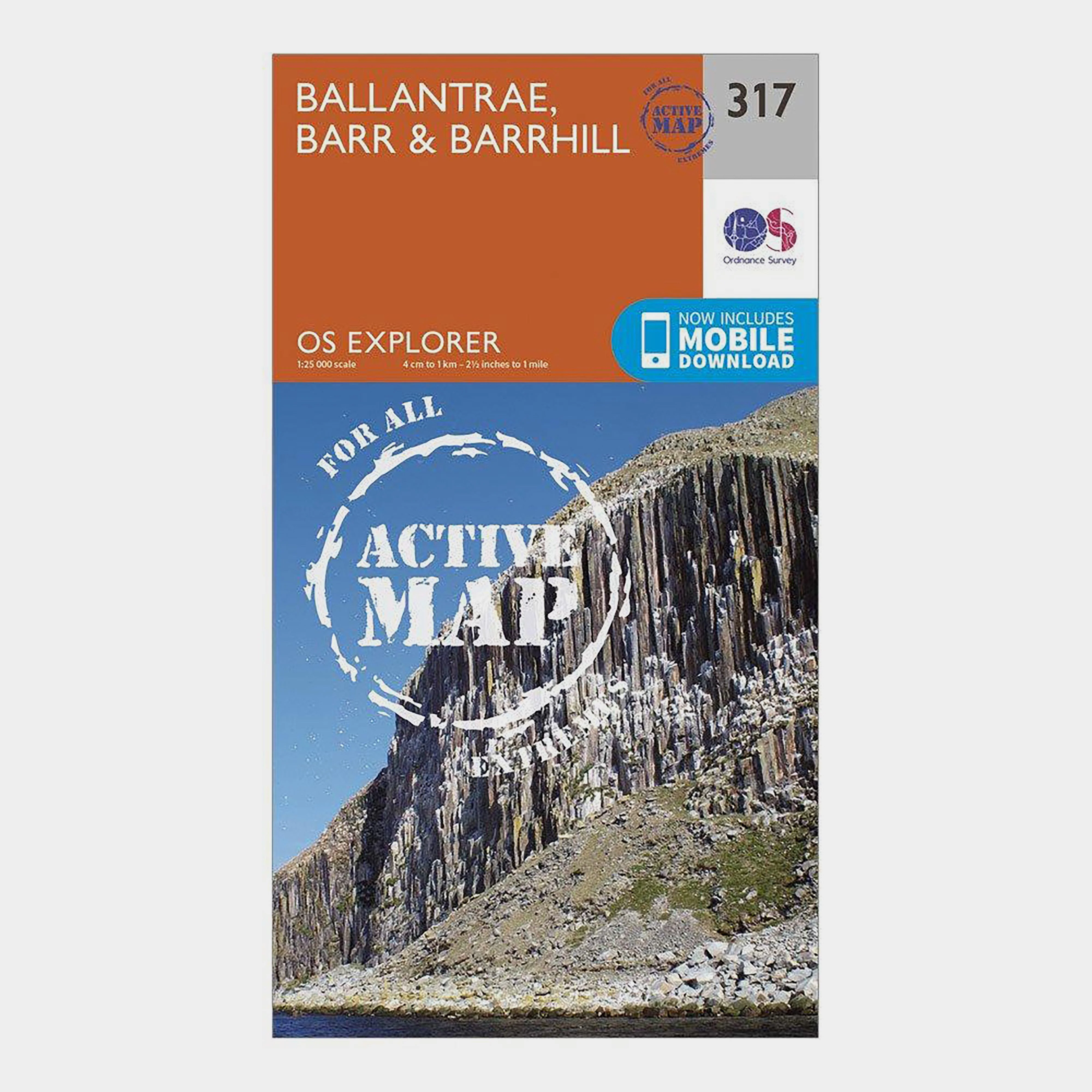 Explorer Active 317 Ballantrae, Barr & Barrhill Map With Digital Version