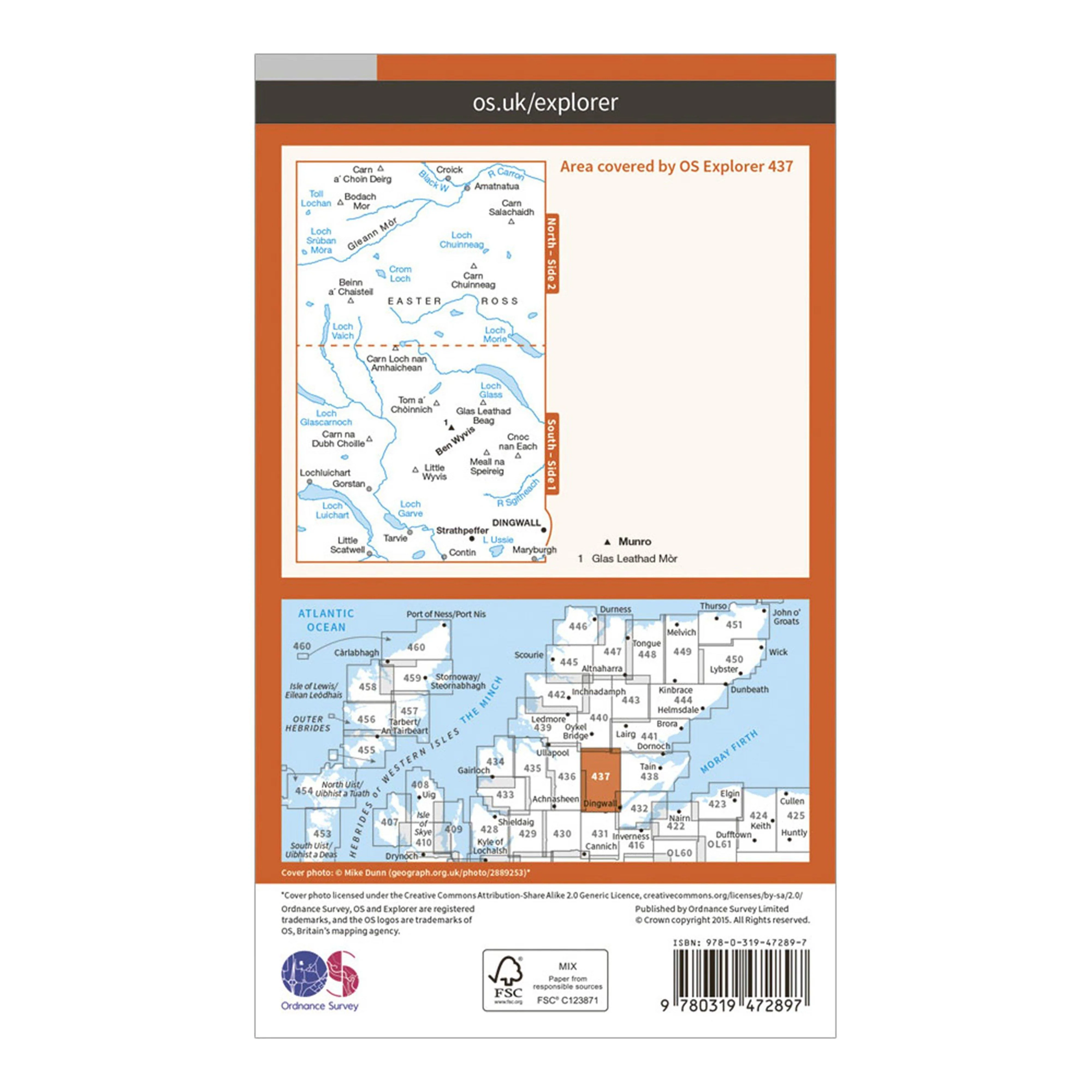 Explorer Active 437 Ben Wyvis & Strathpeffer Map With Digital Version - Image 2