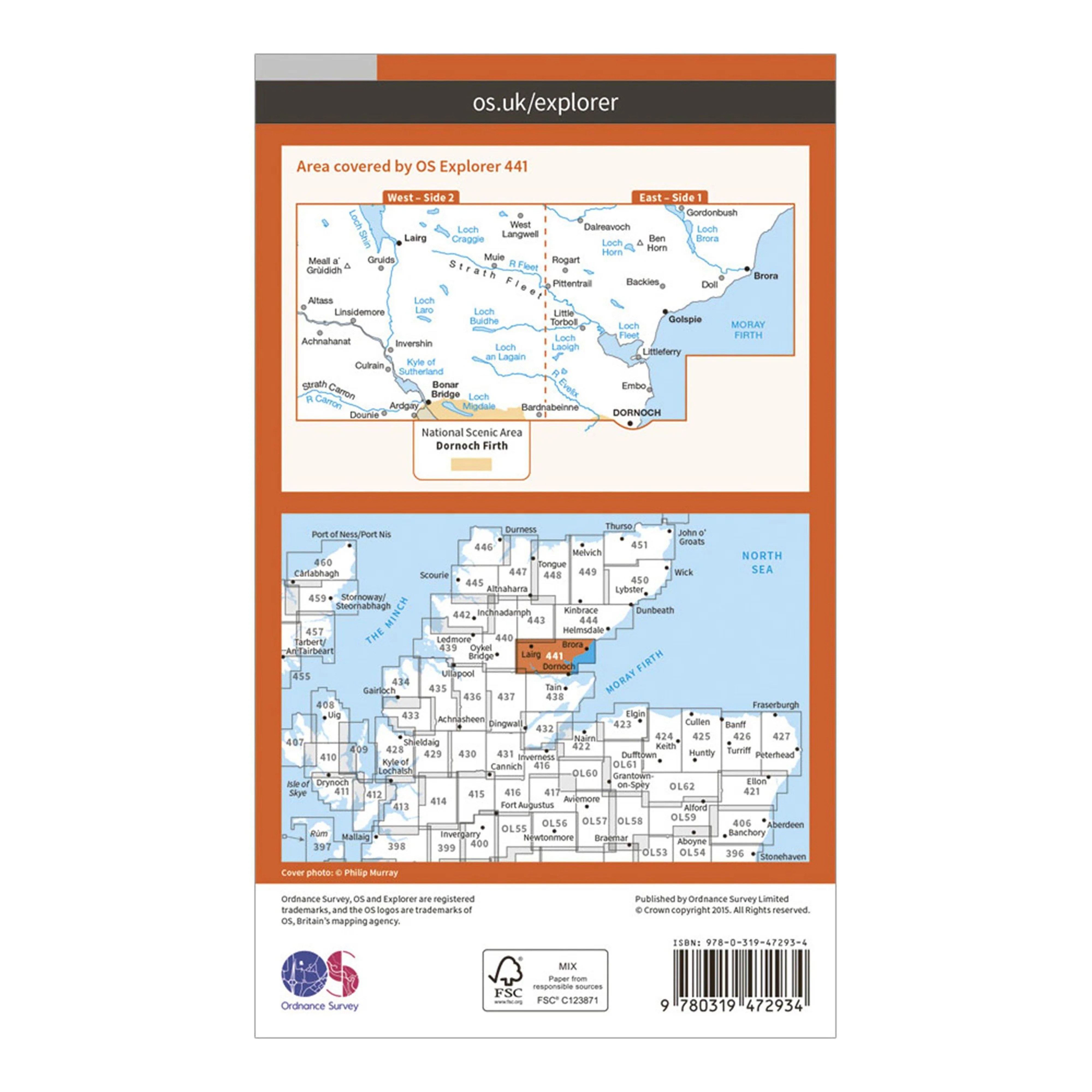 Explorer Active 441 Lairg, Bonar Bridge & Golspie Map With Digital Version - Image 2