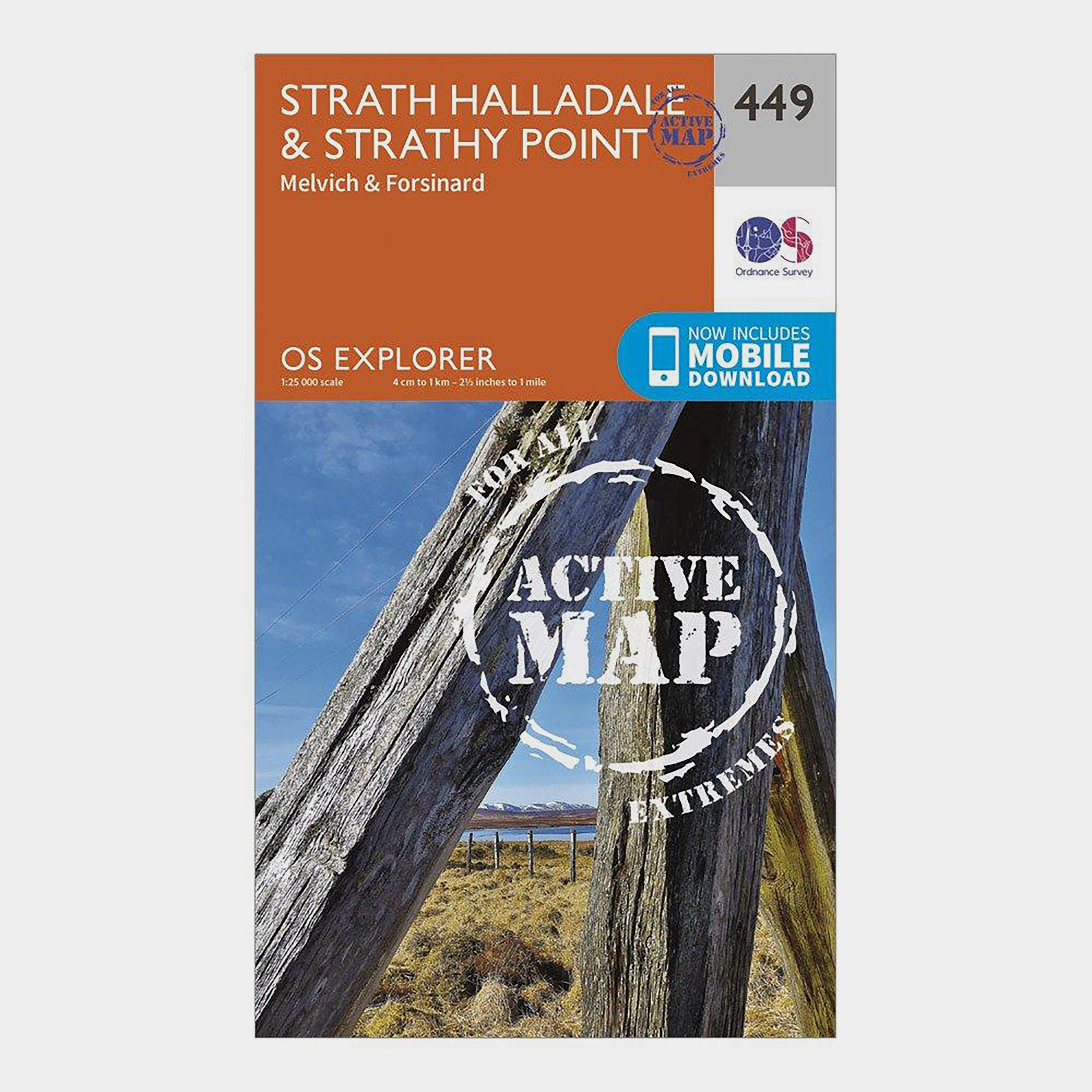 Explorer Active 449 Strath Halladale & Strathy Point Map With Digital