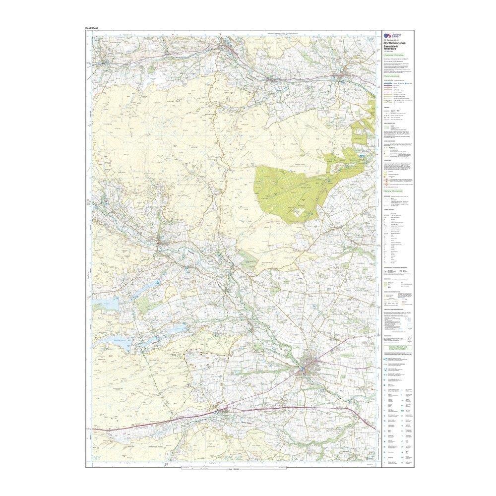 Explorer Active OL 31 North Pennines - Teesdale & Weardale Map - Image 3