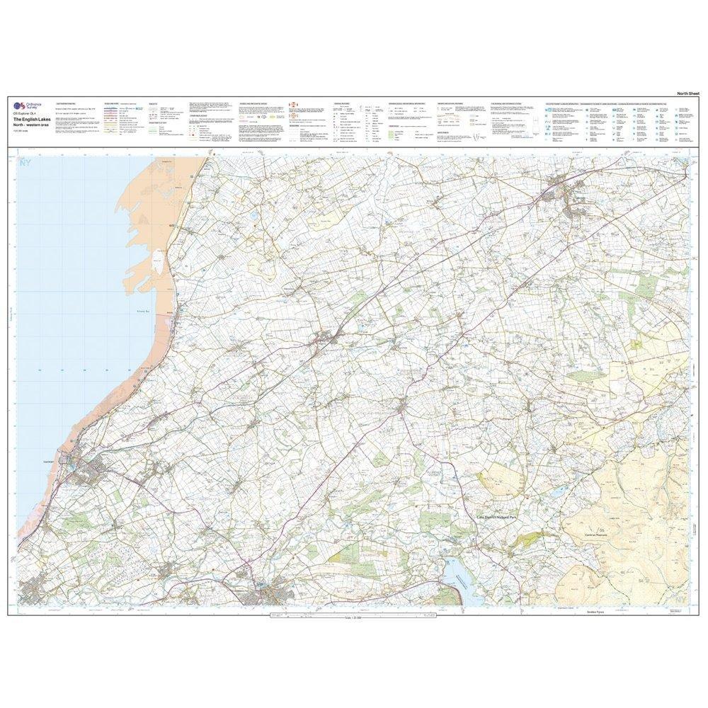 Explorer Active OL 4 The Lake District (North-Western area) Map - Image 3