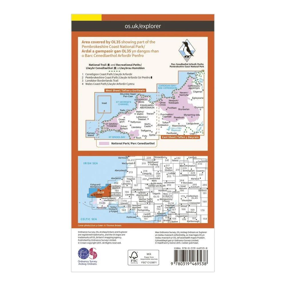Explorer Active OL35 North Pembrokeshire Map With Digital Version - Image 2