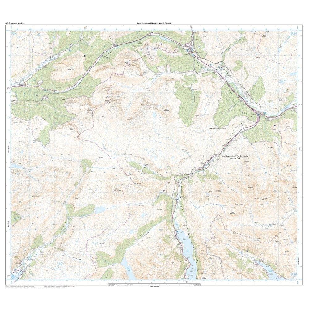 Explorer Active OL39 Loch Lomond North Map With Digital Version - Image 3