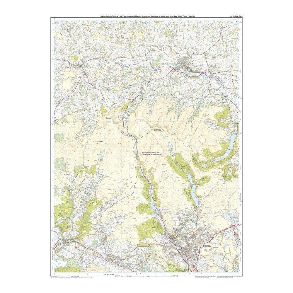 Explorer OL 12 Brecon Beacons National Park - Western & Central Areas Map - Image 3