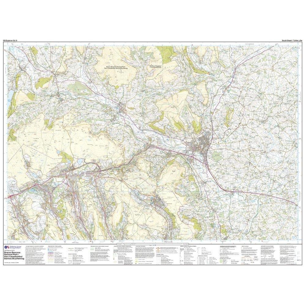 Explorer OL 13 Brecon Beacons National Park - Eastern Area Map - Image 4