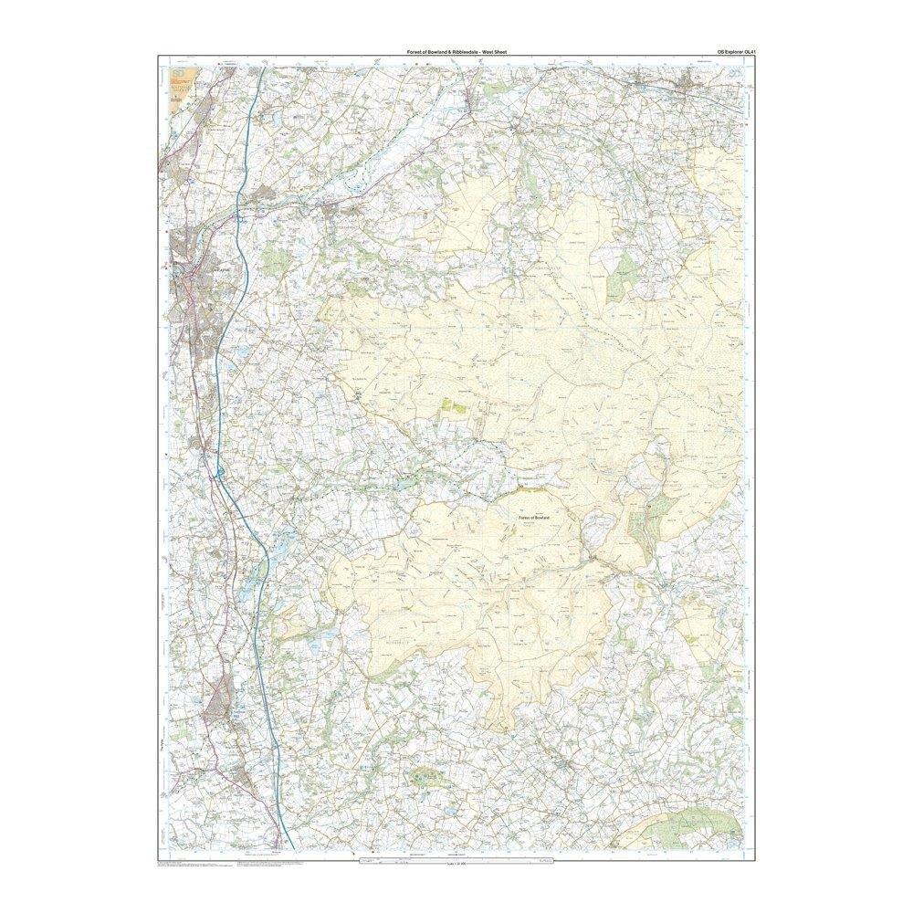 Explorer OL 41 Active D Forest of Bowland Map - Image 3
