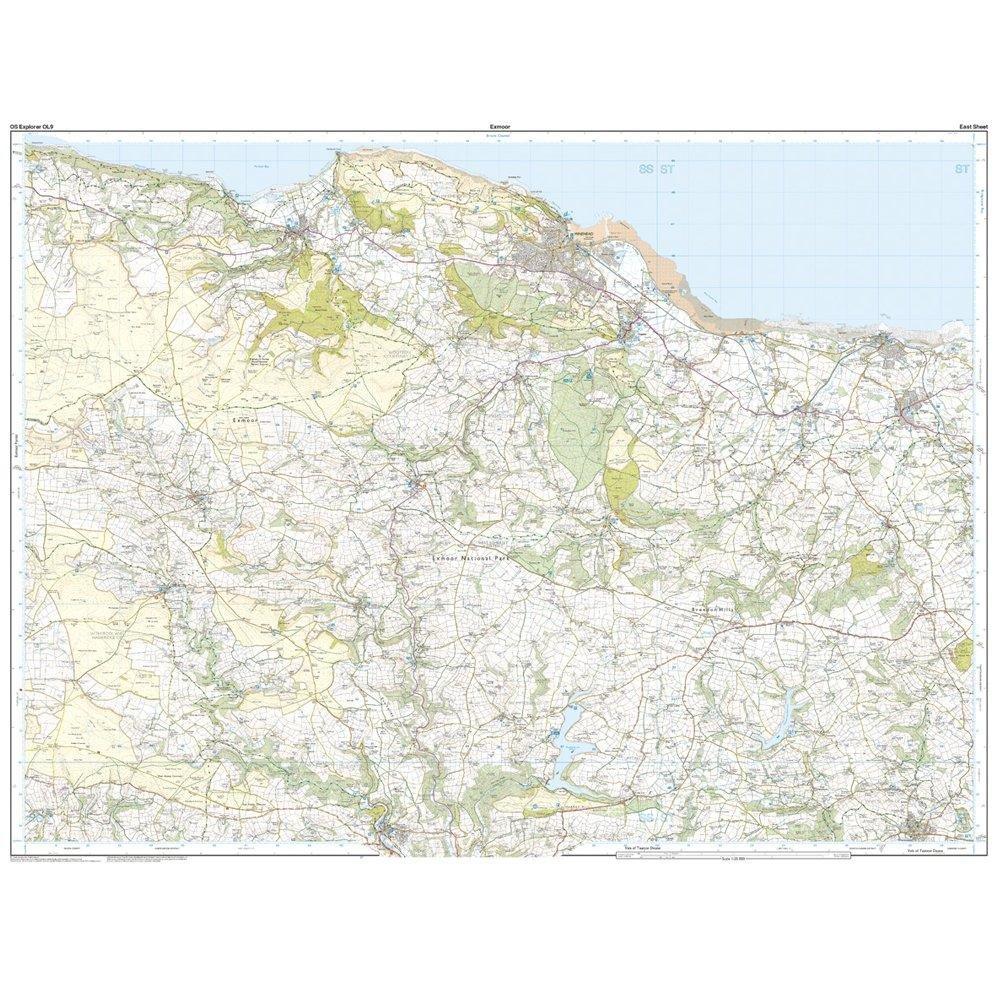 Explorer OL 9 Exmoor Map - Image 3