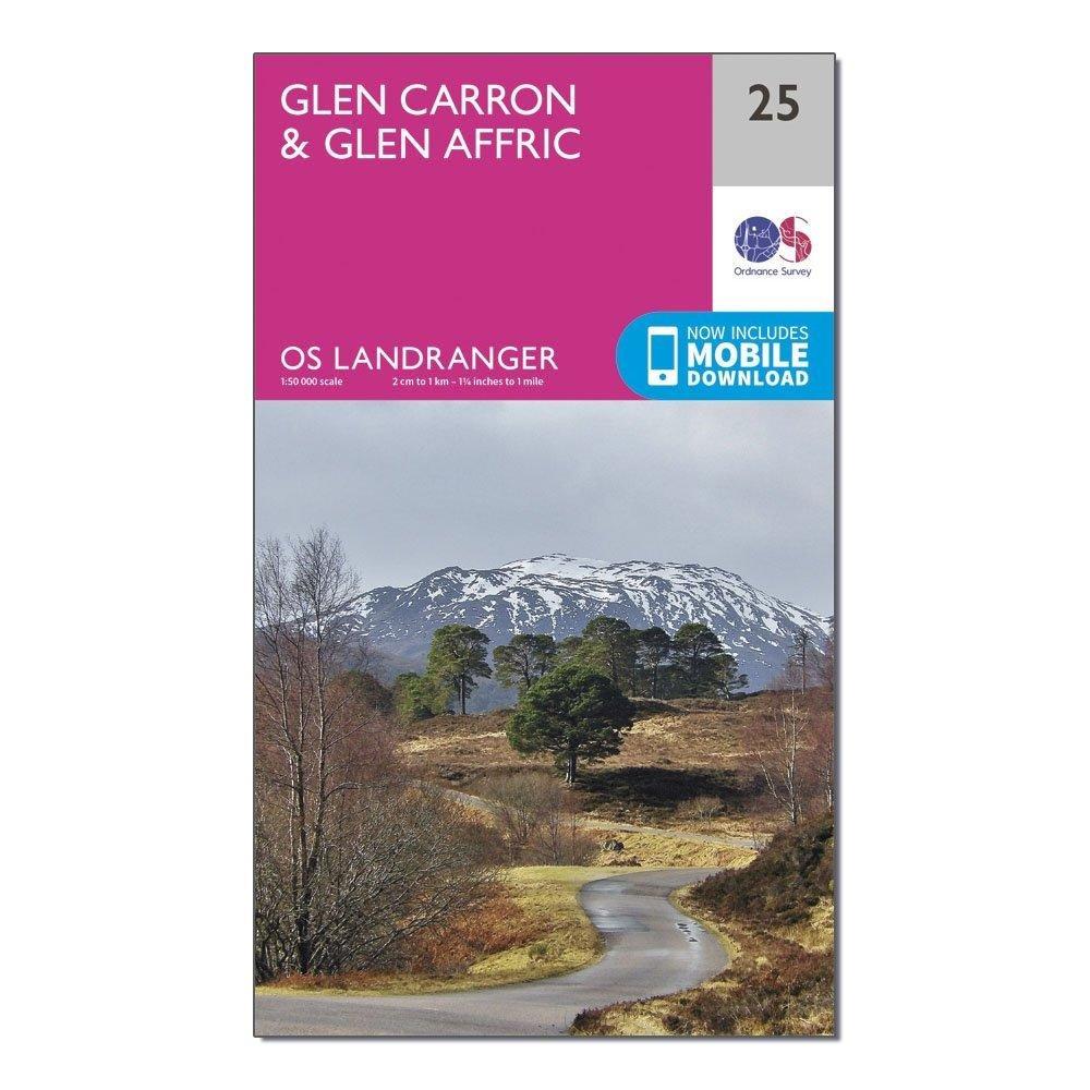 Landranger 25 Glen Carron Glen Affric Map With Digital Version