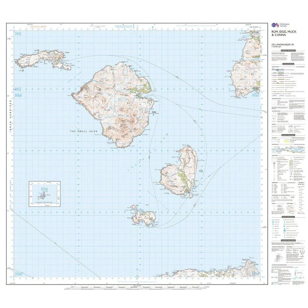 Landranger 39 Rum, Eigg & Muck Map With Digital Version - Image 3