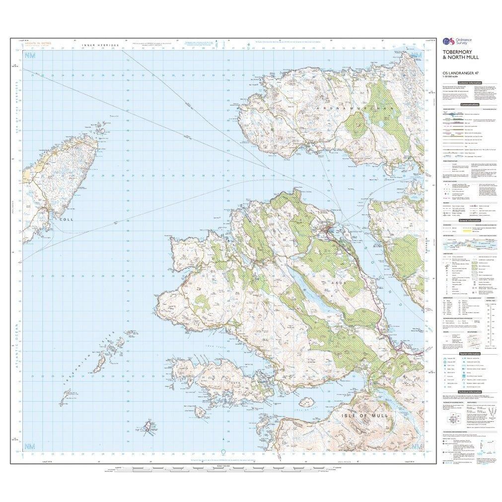 Landranger 47 Tobermory North Mull Map With Digital Version - Image 3