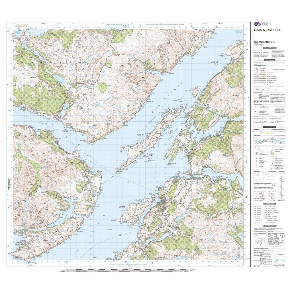 Landranger 49 Oban & East Mull Map With Digital Version - Image 3