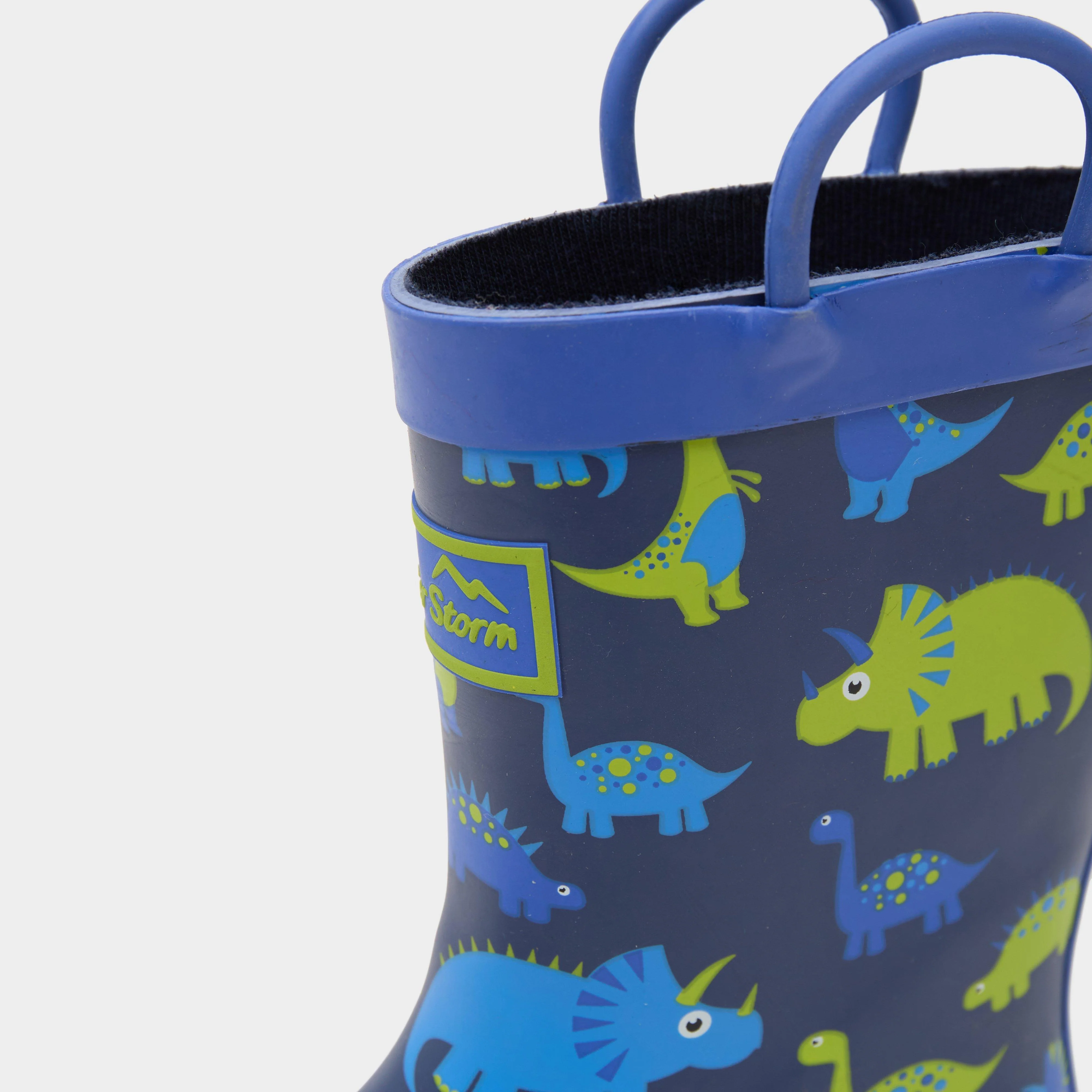 Kids’ Dinosaur Wellington Boots - Image 5