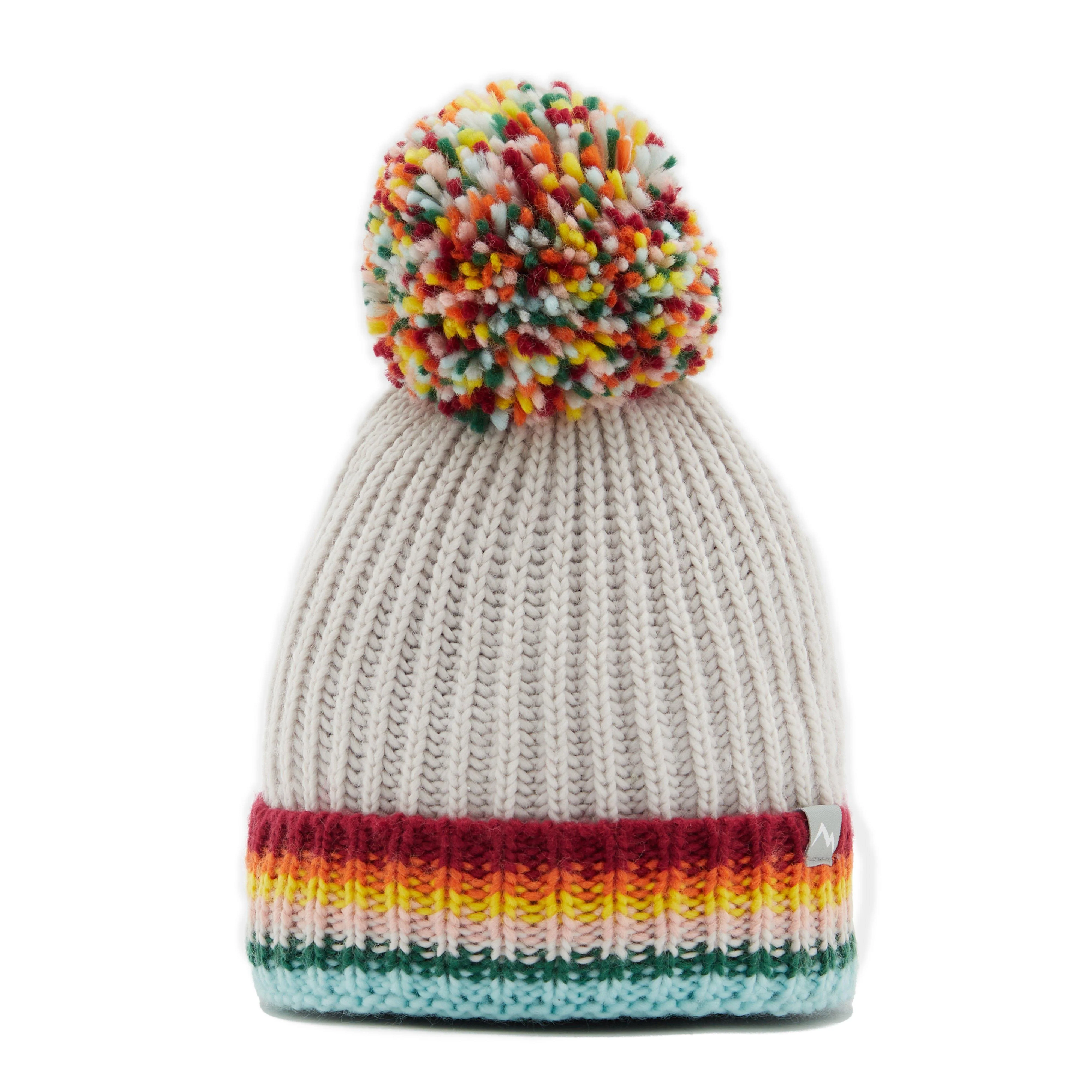 Kids’ Striped Bobble Beanie Hat - Image 4