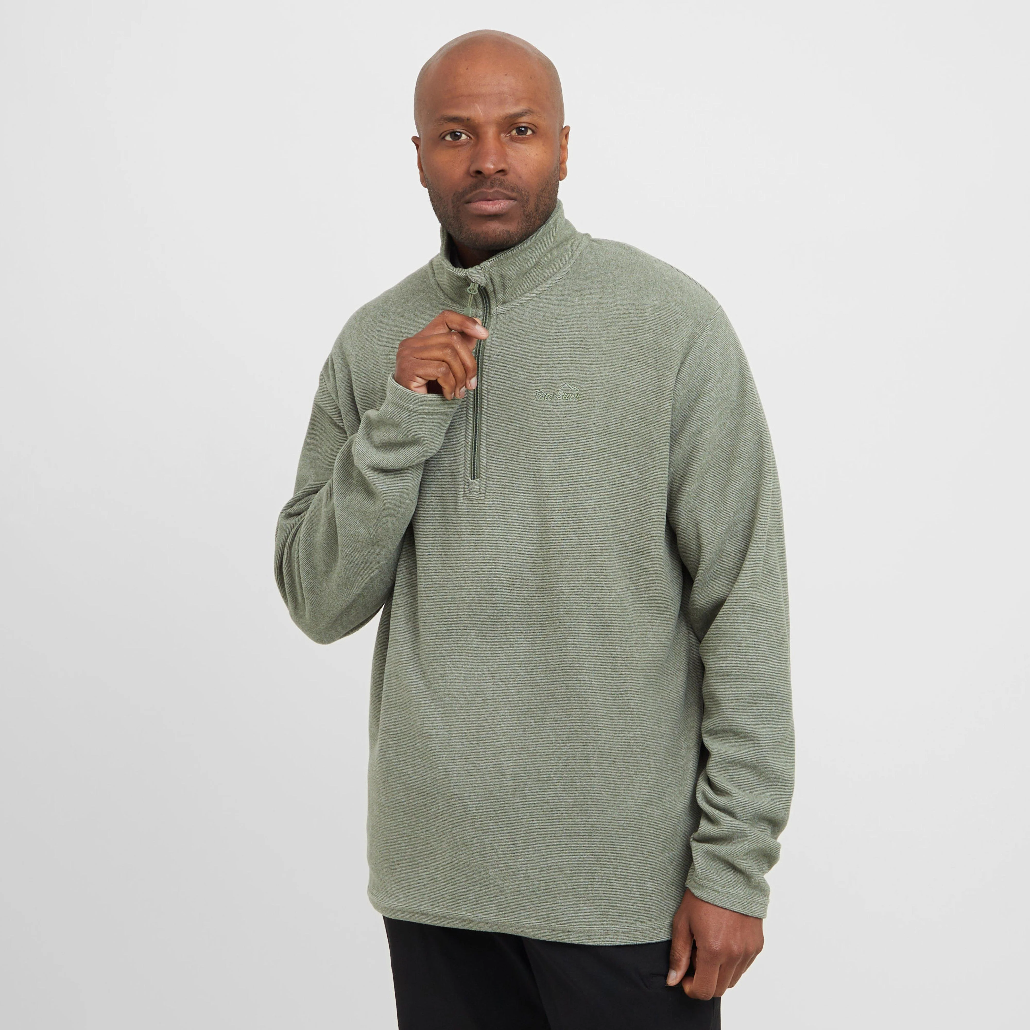 Men’s Bracken Half Zip Stripe Fleece